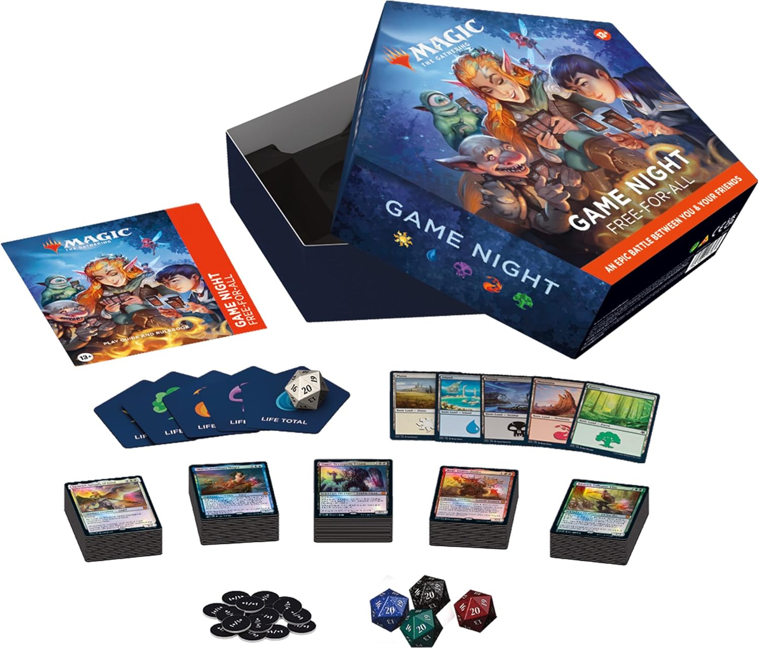 Magic: The Gathering Game Night: Free-for-All 2022 Fantasy Card Game for 2–5 Players 3