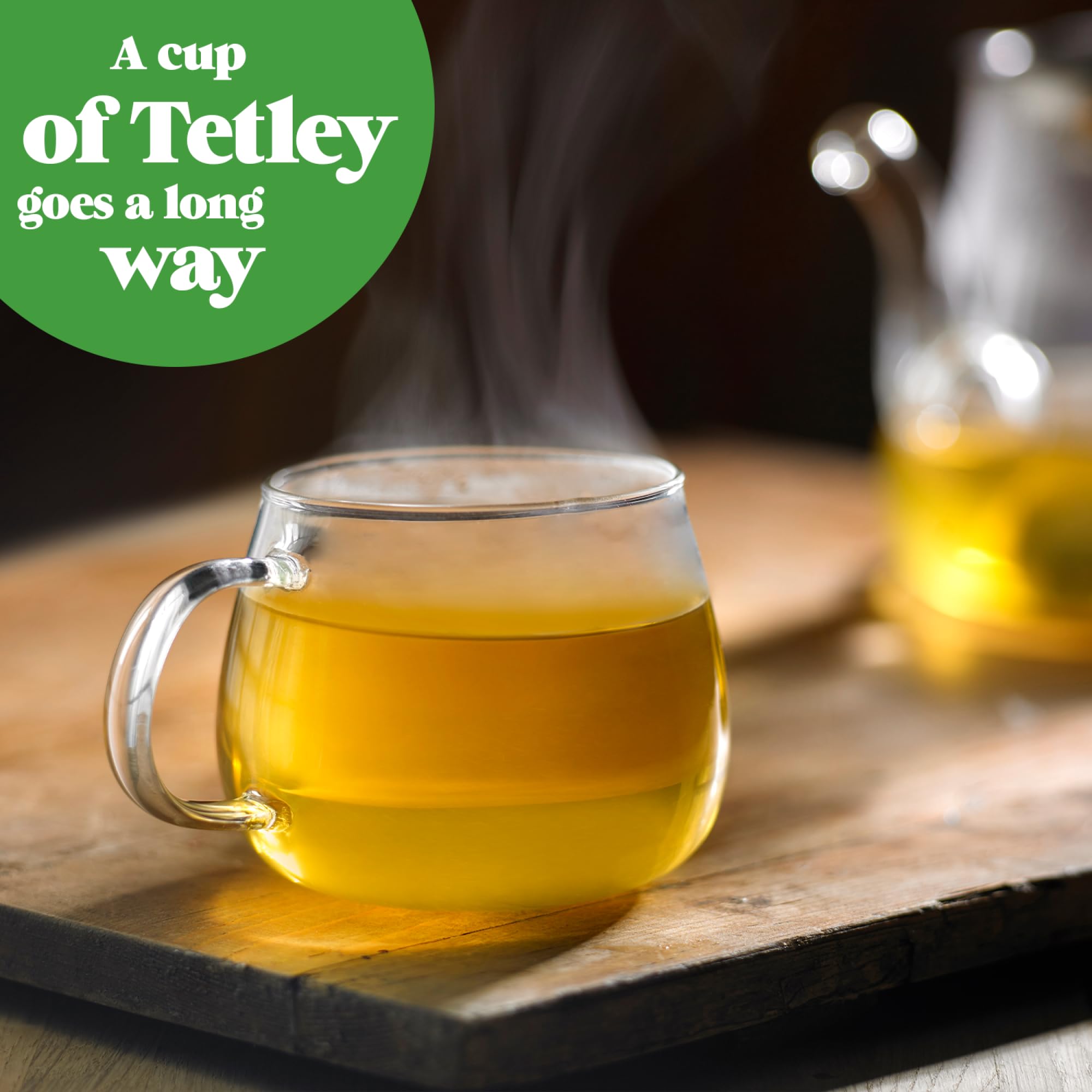Tetley Pure Green Tea 50 Tea Bags - 600g Pack of 1