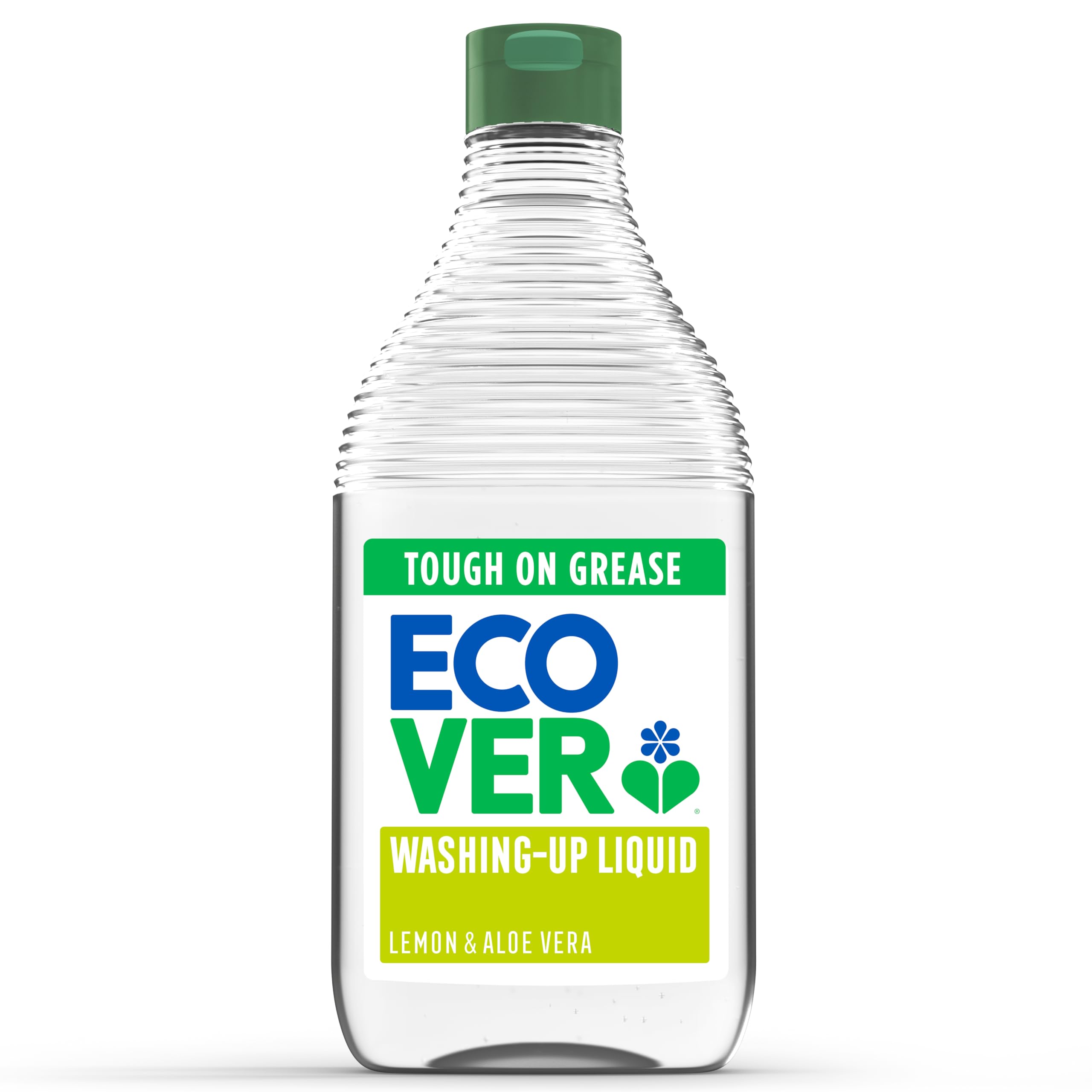 Ecover Washing Up Liquid - Tough on Grease, Fresh Scent, Plant-Based Formula