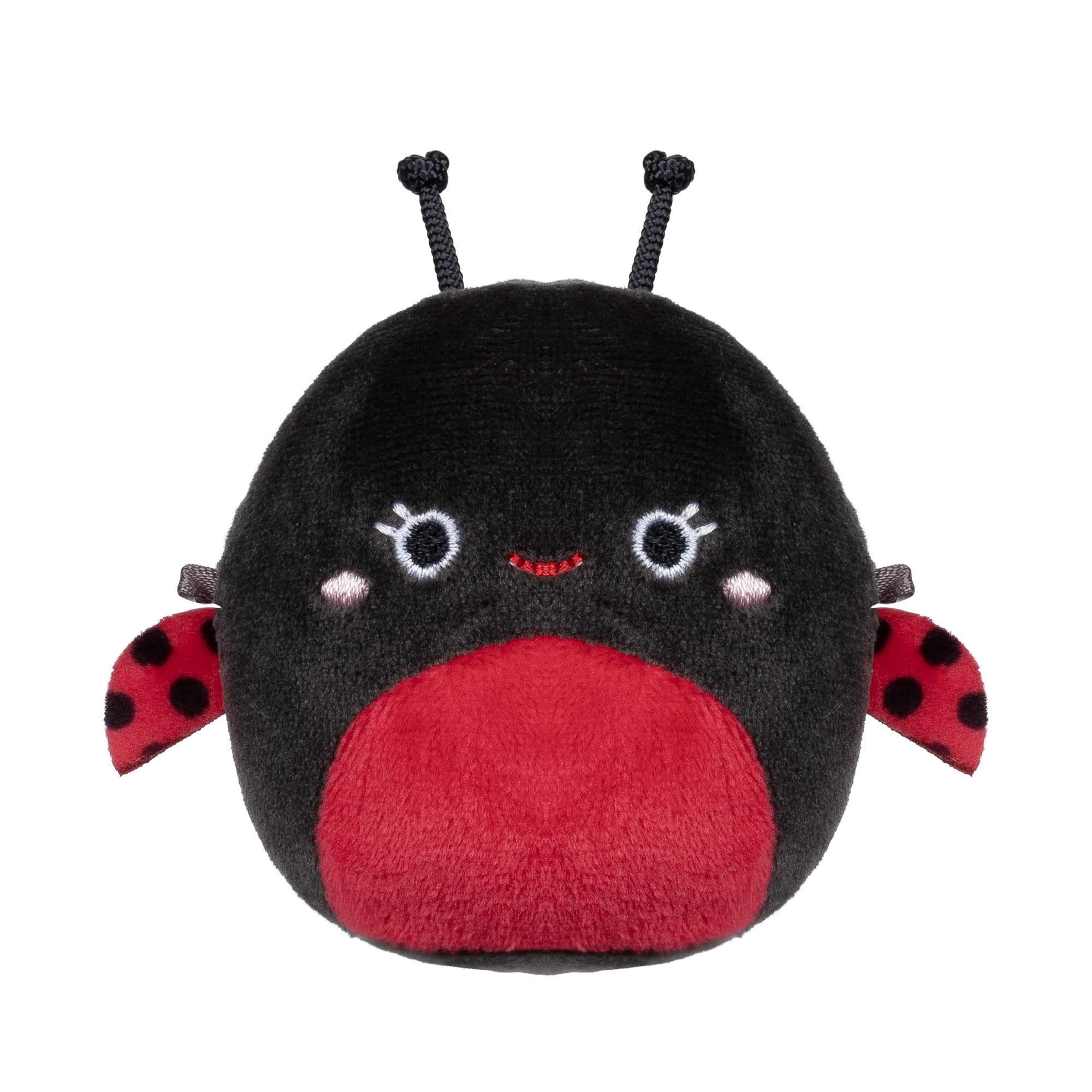 Squishmallows Micromallows 4-Pack Plush - Trudy Ladybug, Caedyn Cow, Maui Pineapple, Minya Mushroom 3