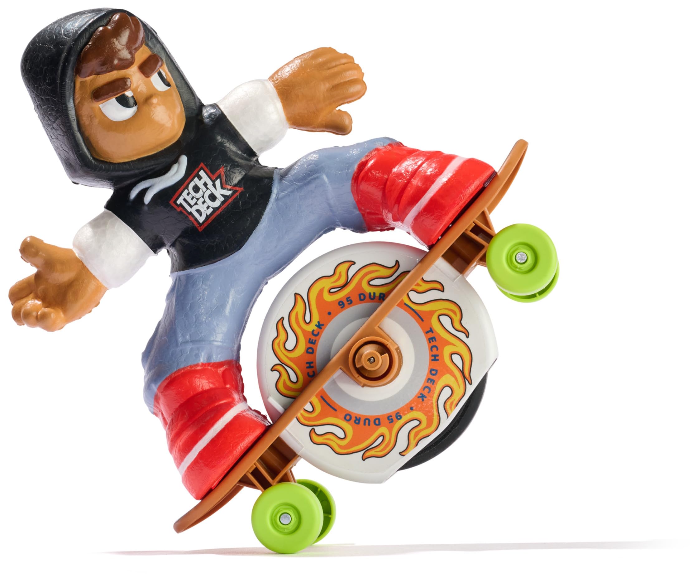 Tech Deck Shred N' Blast Skateboard - Motorized Finger Skateboard with Ramp for Kids 5+