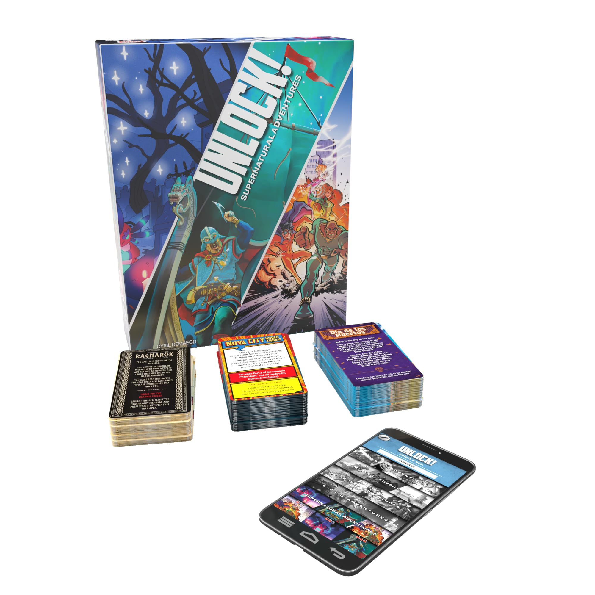 Space Cowboys Unlock! 12 Supernatural Adventures Cooperative Card Game 6