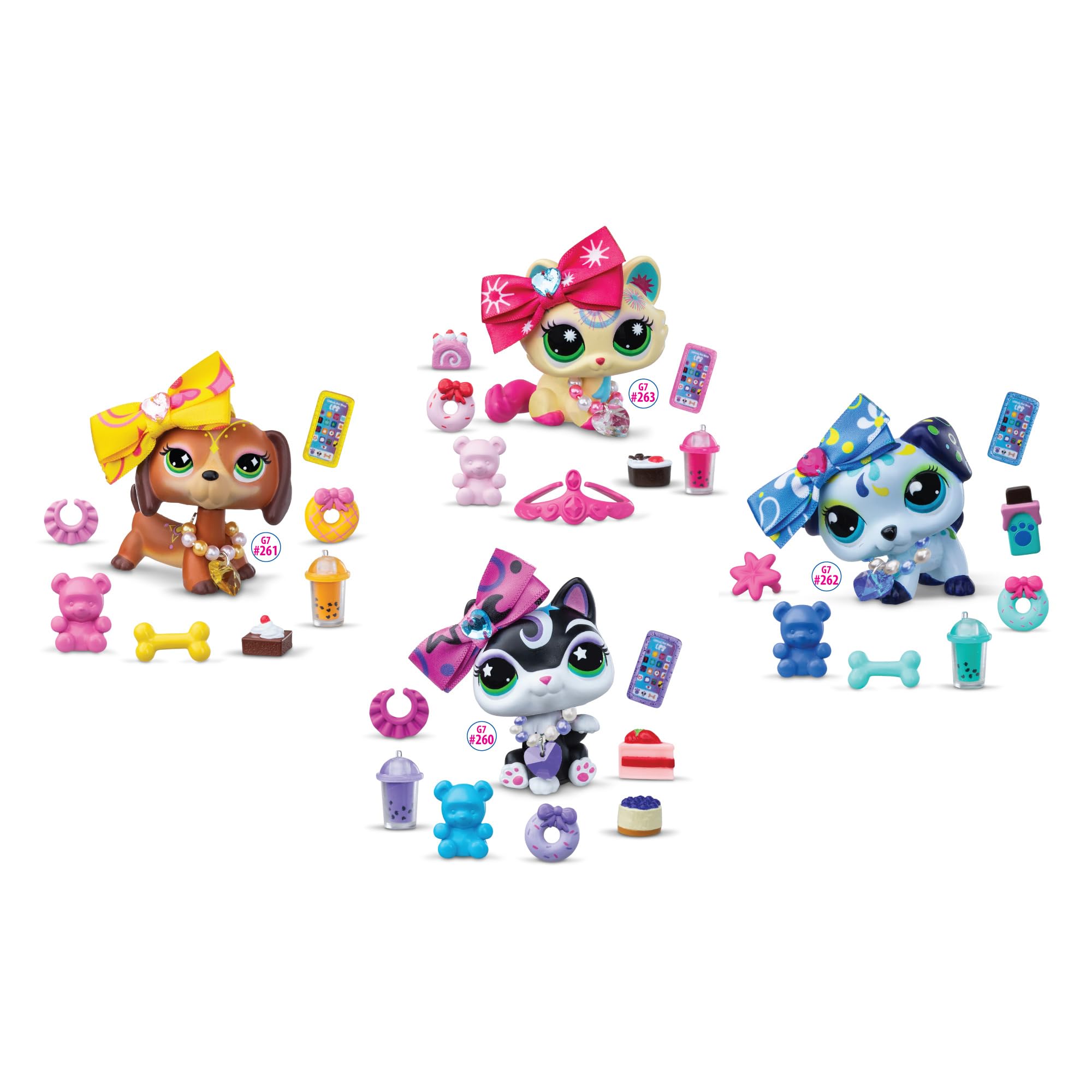 Littlest Pet Shop Sweet and Stylish Deluxe Dalmatian - Bobble Head Pet with 9 Accessories & Virtual Code 4