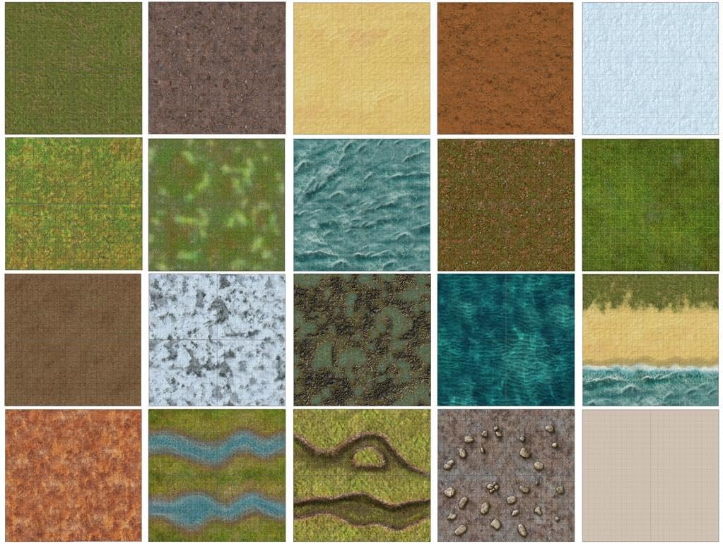 Loke BattleMats The Terrain Set Build Your Own Battle Map Kit