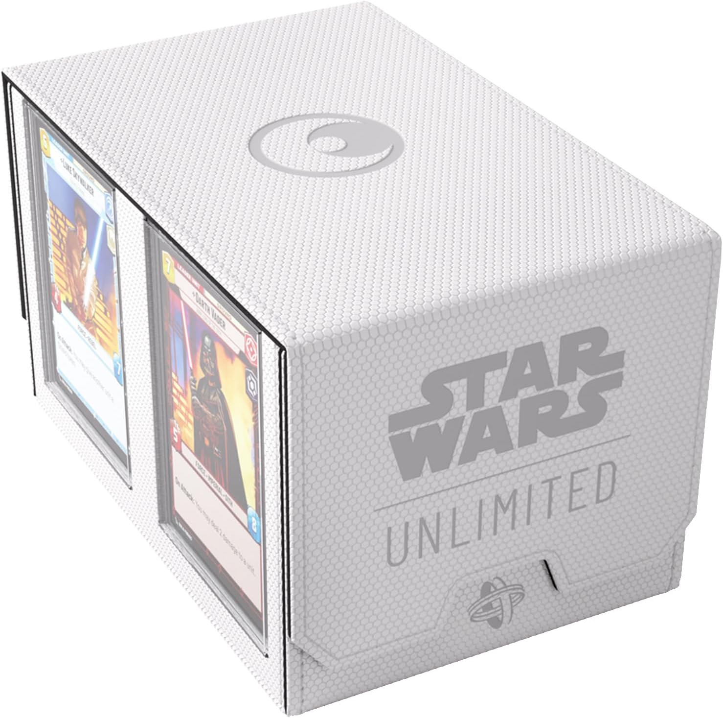 Gamegenic Star Wars Unlimited Double Deck Pod - White/Black TCG Deck Box