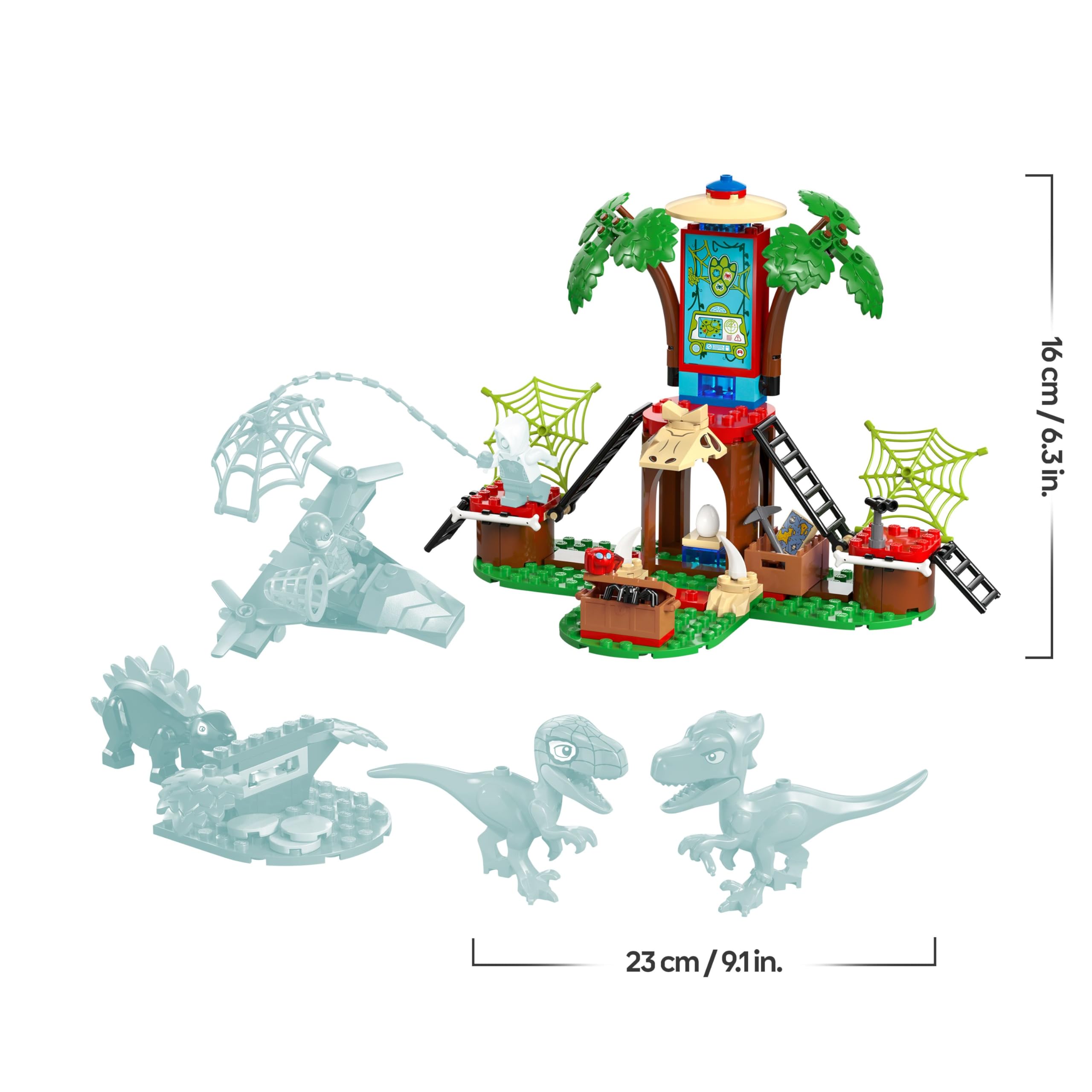 LEGO Marvel Spidey and Gobby’s Raptor Battle at Tree House HQ Building Set | Ages 4+ 8