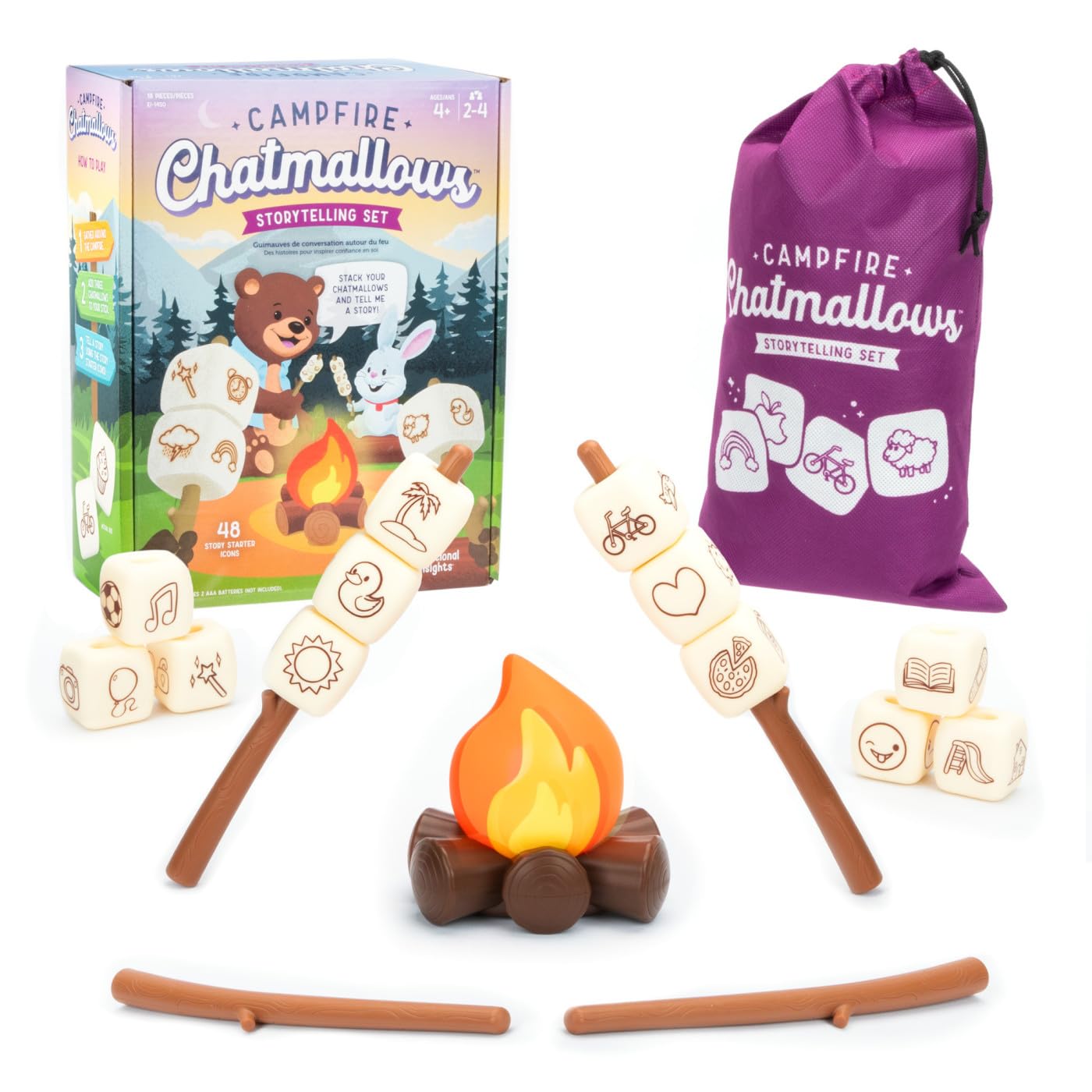 Learning Resources Campfire Chatmallows Story Telling Set - Creative Storytelling Play for Ages 4-8 7