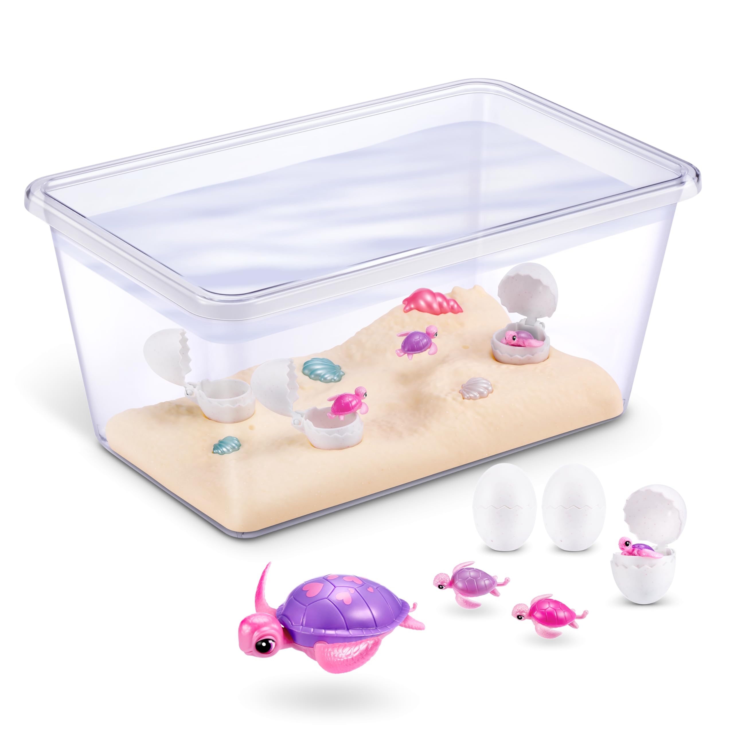 Pets Alive Mama Turtle Surprise by ZURU - Robot Pet Turtle with Swimming & Walking Action, 3+ Years 5