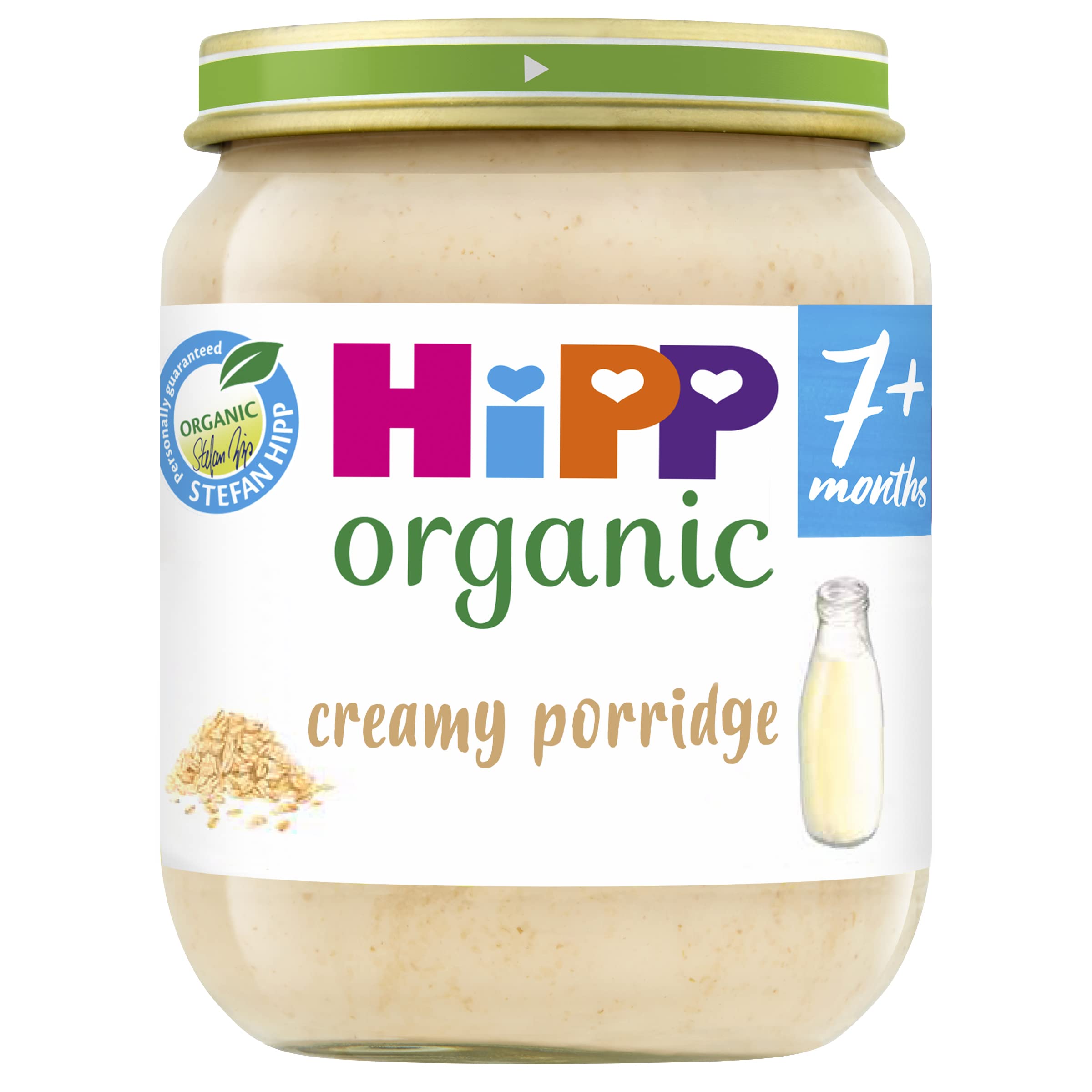 HiPP Organic Creamy Porridge Baby Food Jar 7+ Months (6 x 160g)