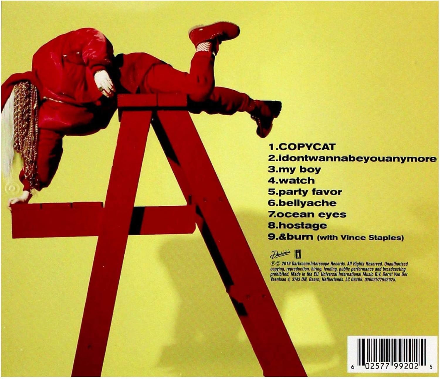 Billie Eilish - Don't Smile at Me [Audio CD]