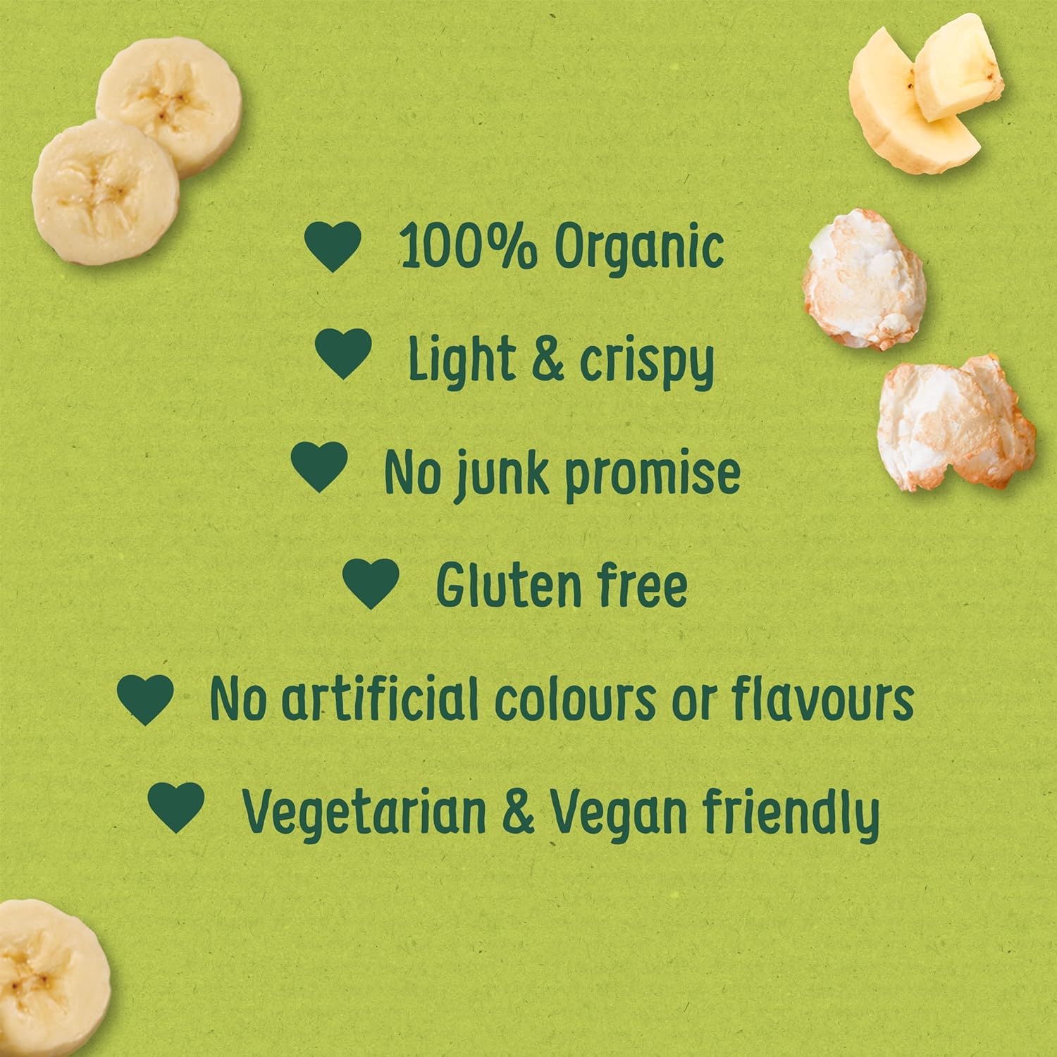 Organix Banana Puffcorn Organic Finger Food Toddler Snack 12+ Months 3