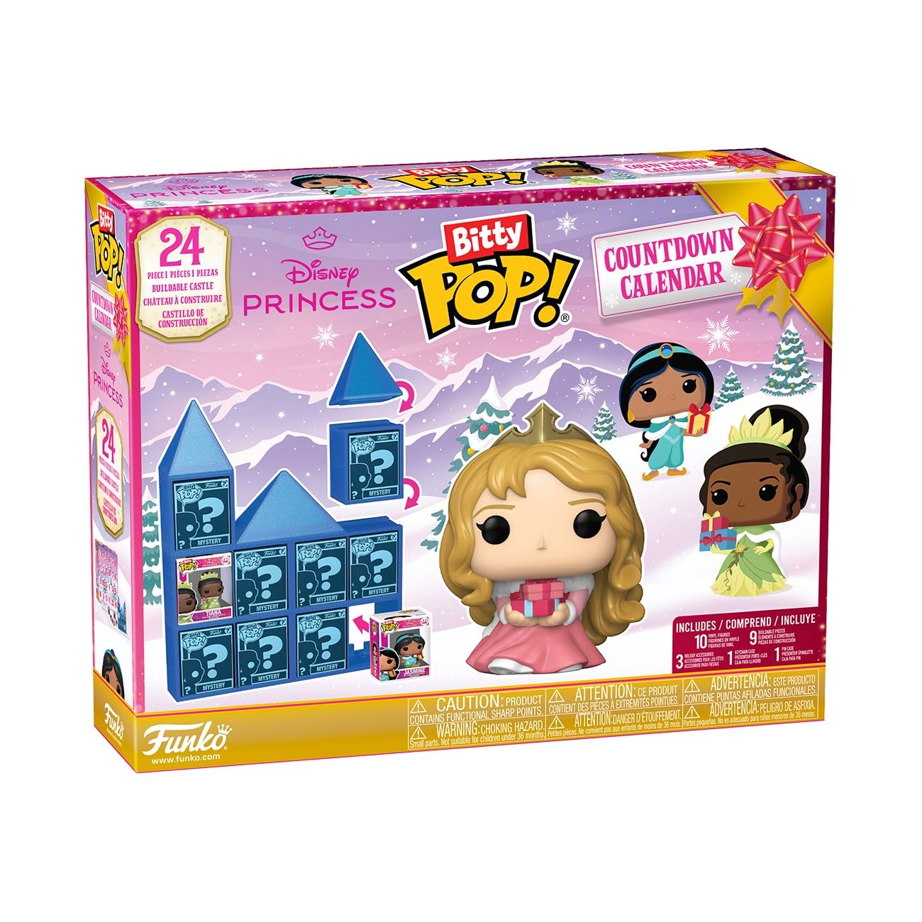 Funko Bitty Pop! Disney Princesses - Countdown Calendar with 24 Mini Vinyl Figures