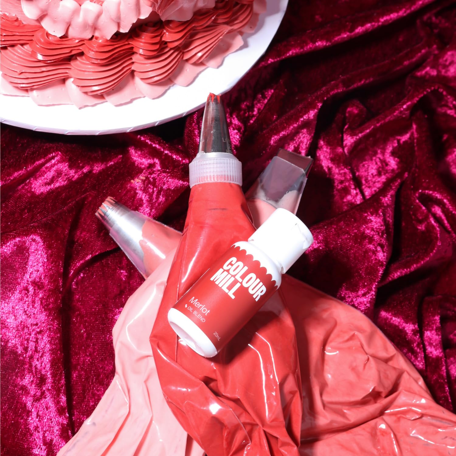 Colour Mill Oil Blend Food Colouring Merlot - 20ml Bottle 7