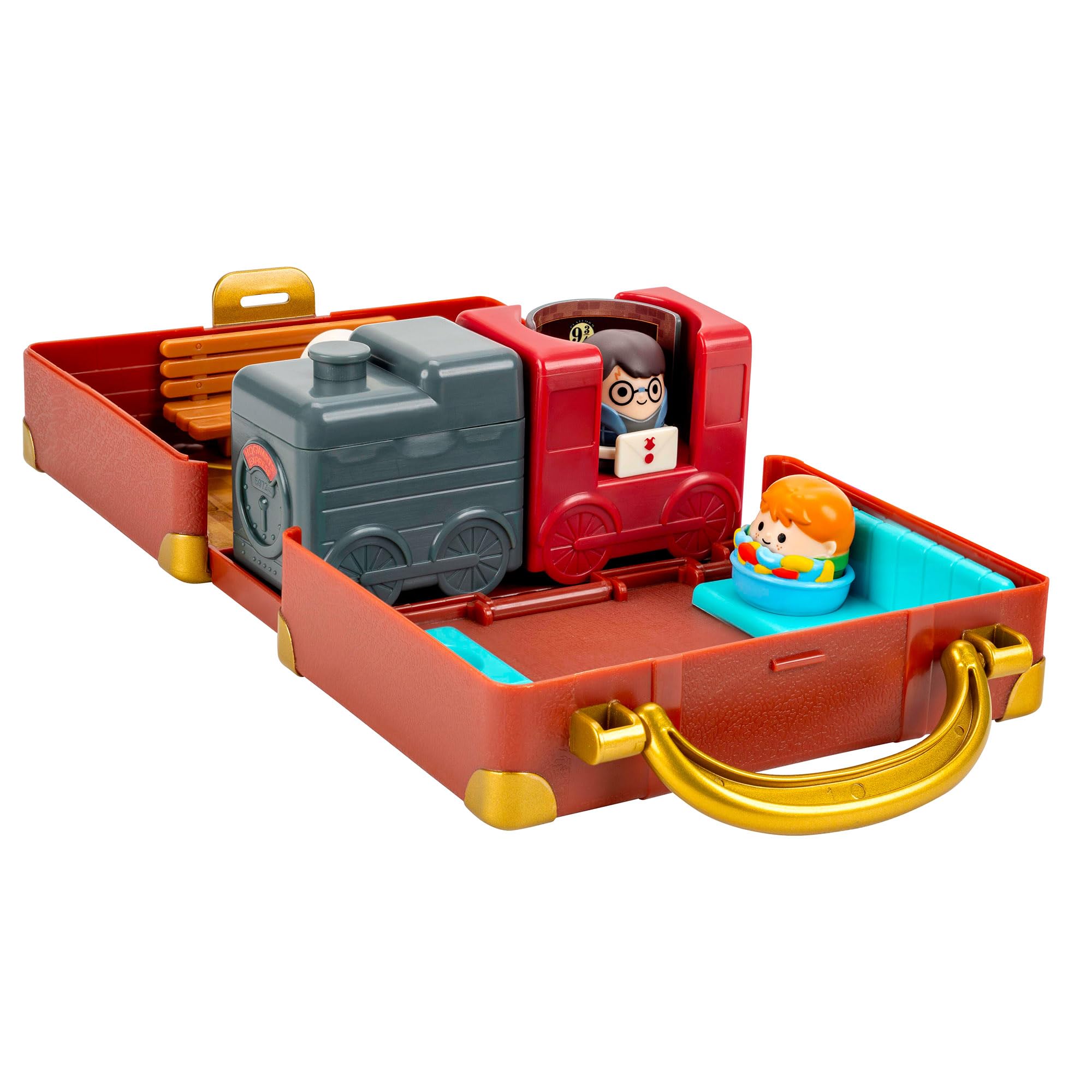 Squish-a-longs Harry Potter Hogwarts Express Playset - 3 Mini-Squish Figures & Accessories 5