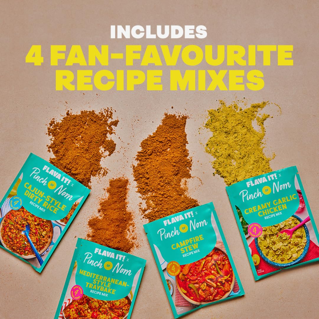 Flava It! x Pinch of Nom Fan-Favourite Recipe Mix Multipack 5