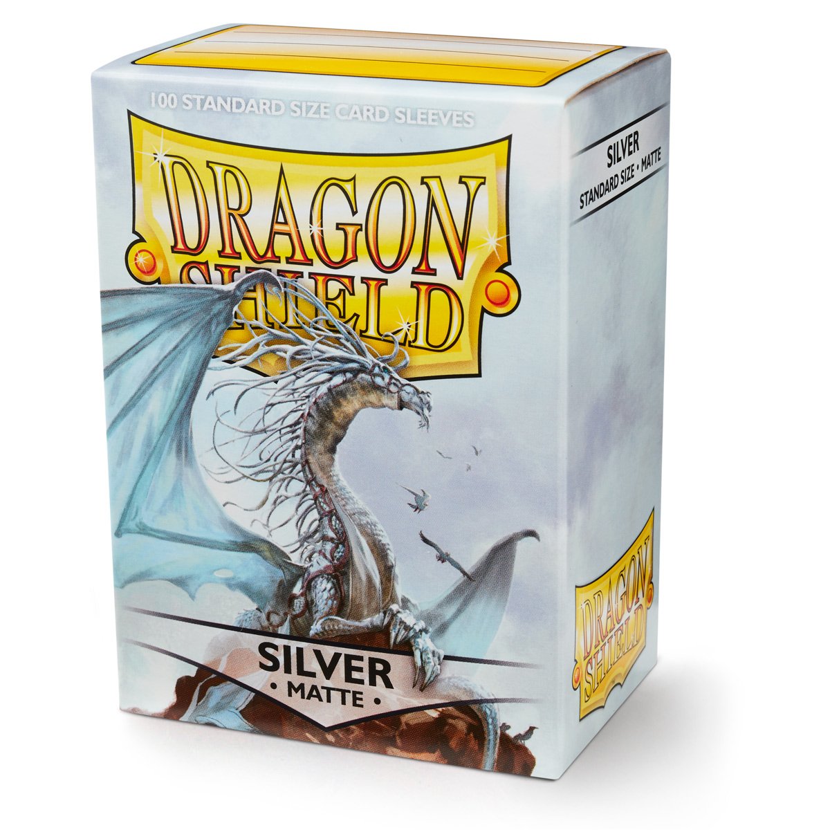 Dragon Shield Matte Standard Size Sleeves 100 Pack - Silver