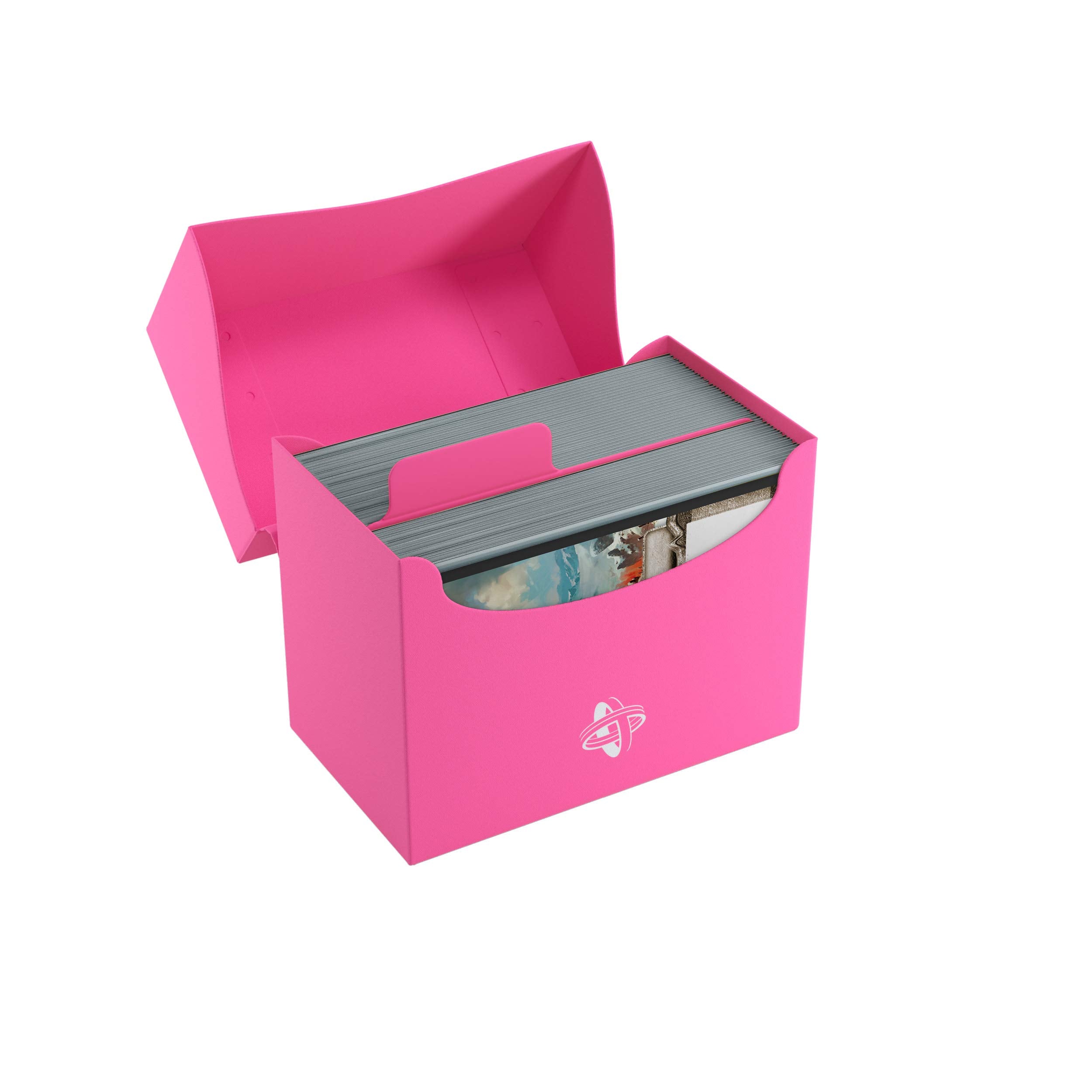 Gamegenic 80-Card Side Holder Deck Box for Trading Card Games - Pink 3