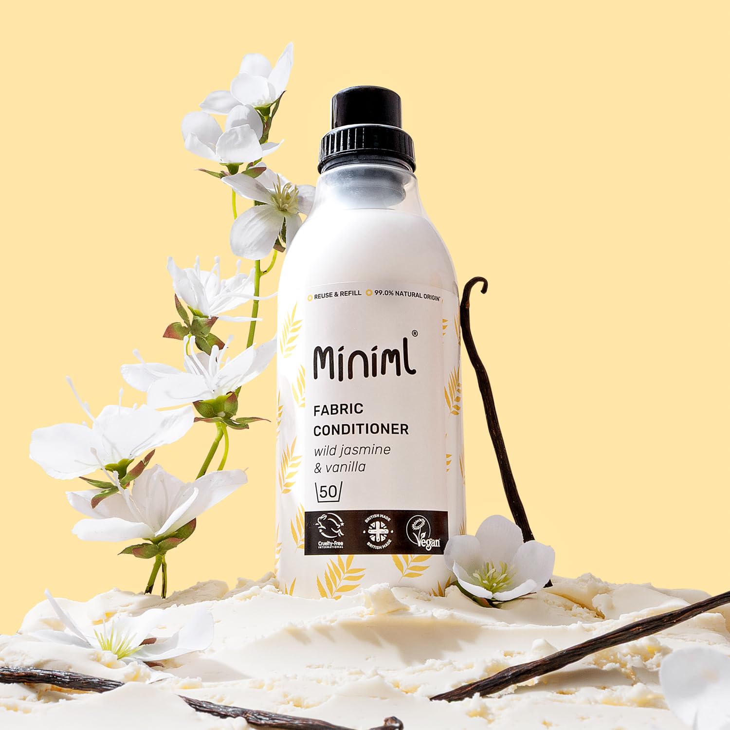 Miniml - Fabric Softener & Conditioner 1L Bottle - Wild Jasmine & Vanilla 5