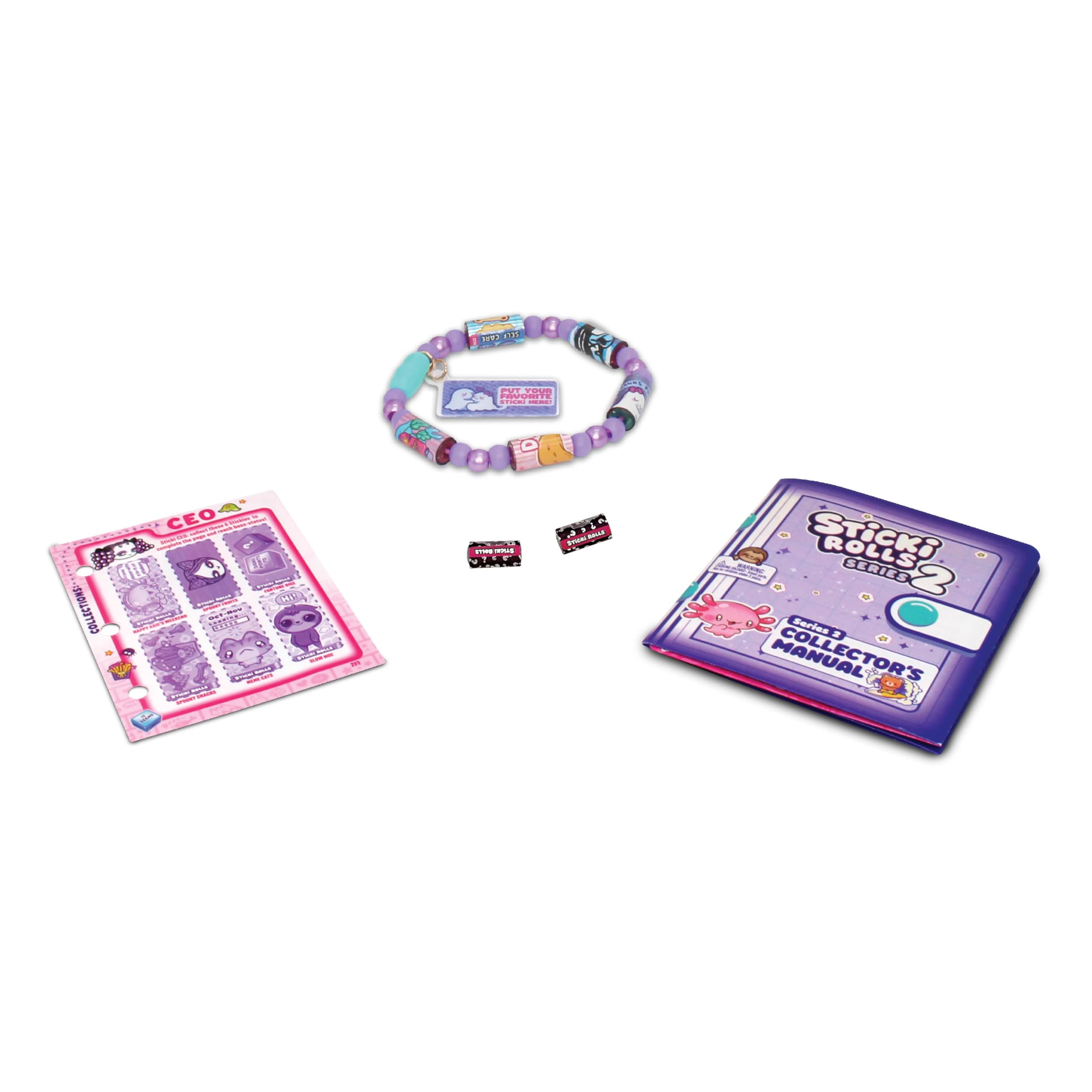 Sky Castle Sticki Rolls Sticki Bands Series 2 - Multicolor Holographic Sticker Bracelet Pack