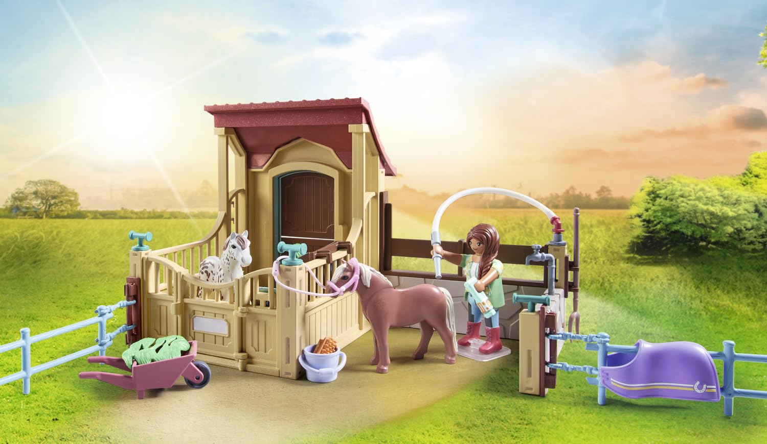Playmobil 71494 Horses of Waterfall Riding Stable Playset - Ages 4+