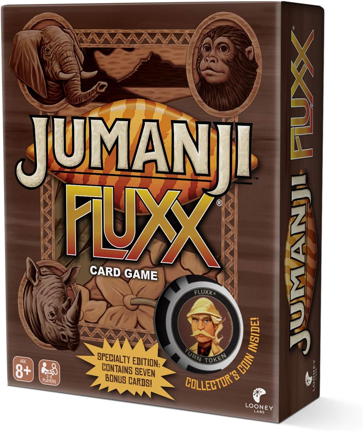 Looney Labs Jumanji Fluxx Card Game - Mixed Colours