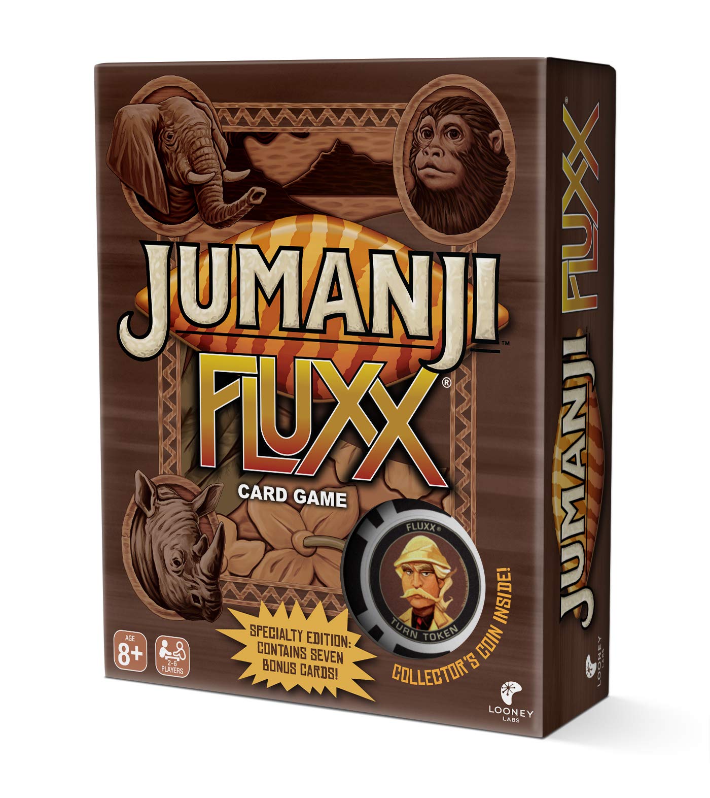 Looney Labs Jumanji Fluxx Card Game - Mixed Colours 5