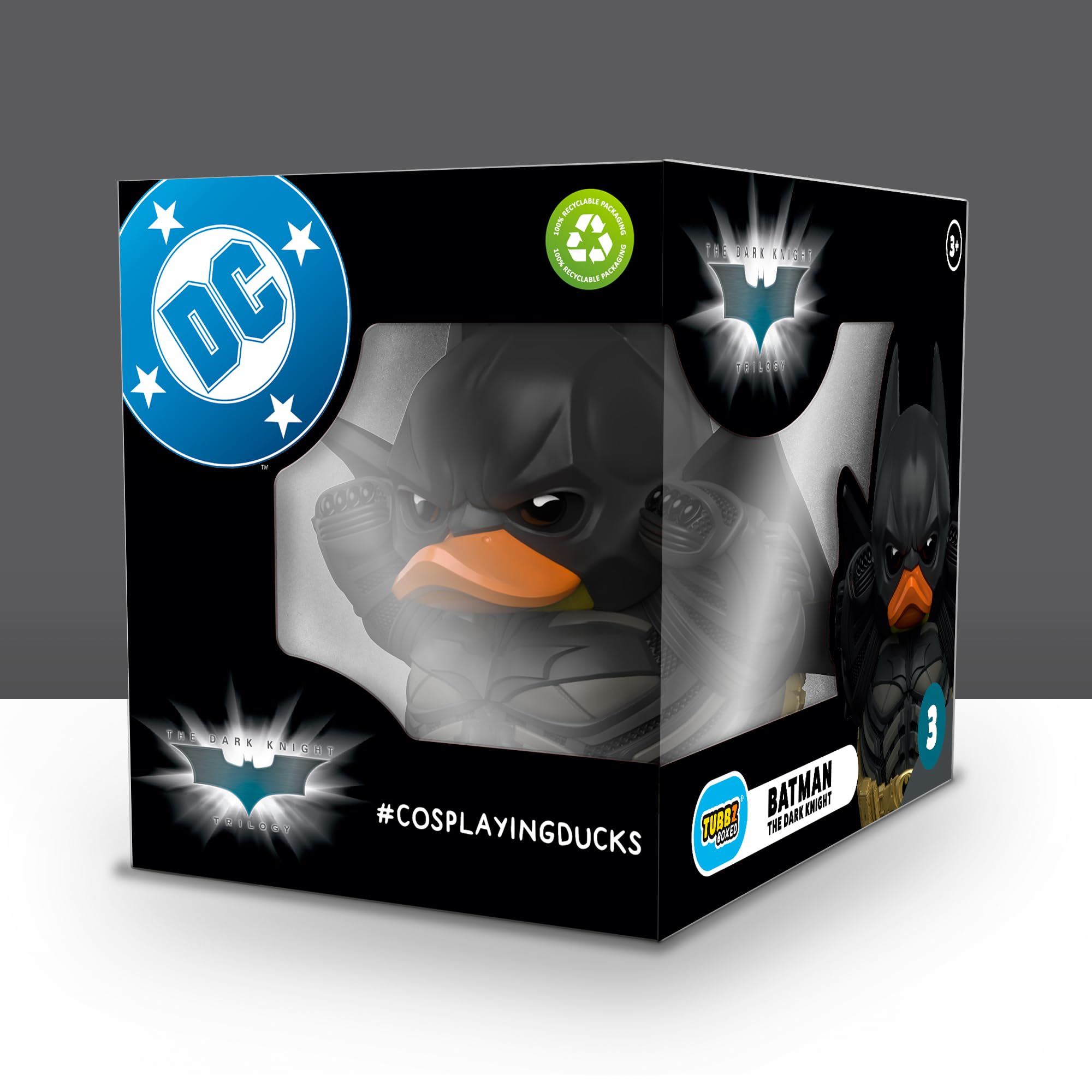TUBBZ Boxed Edition: Batman The Dark Knight - Batman Cosplaying Rubber Duck Vinyl Figure 5