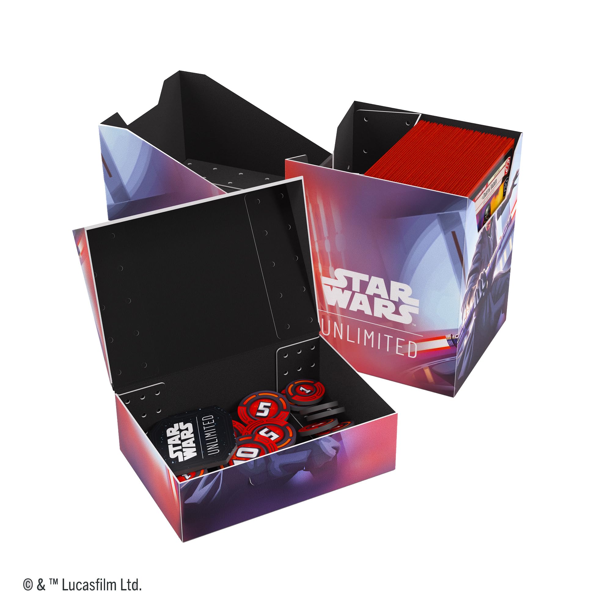 Gamegenic Star Wars: Unlimited Soft Crate Set 5 - Darth Maul Card Storage 3