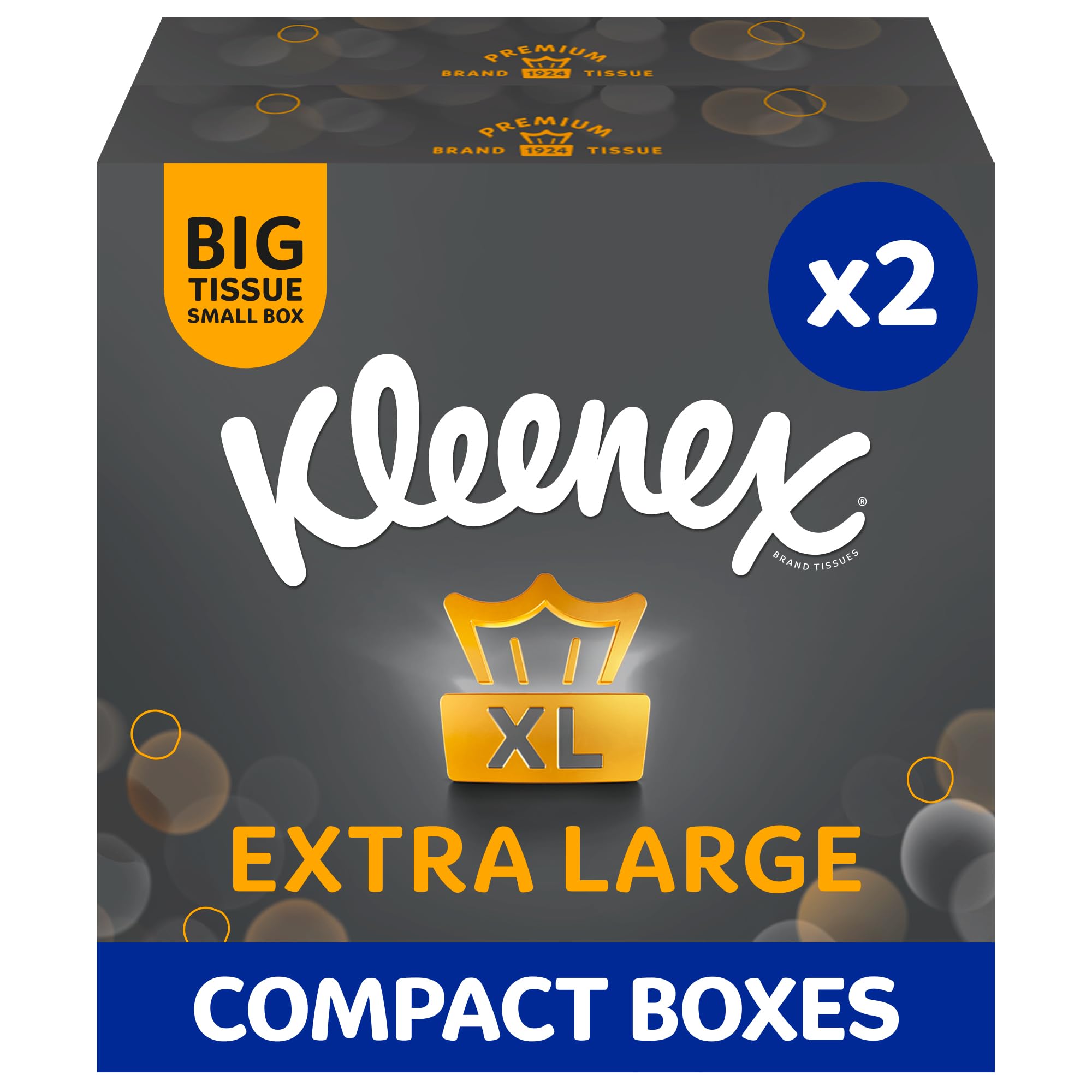Kleenex - Extra Large Facial Tissues in Compact Twin Box