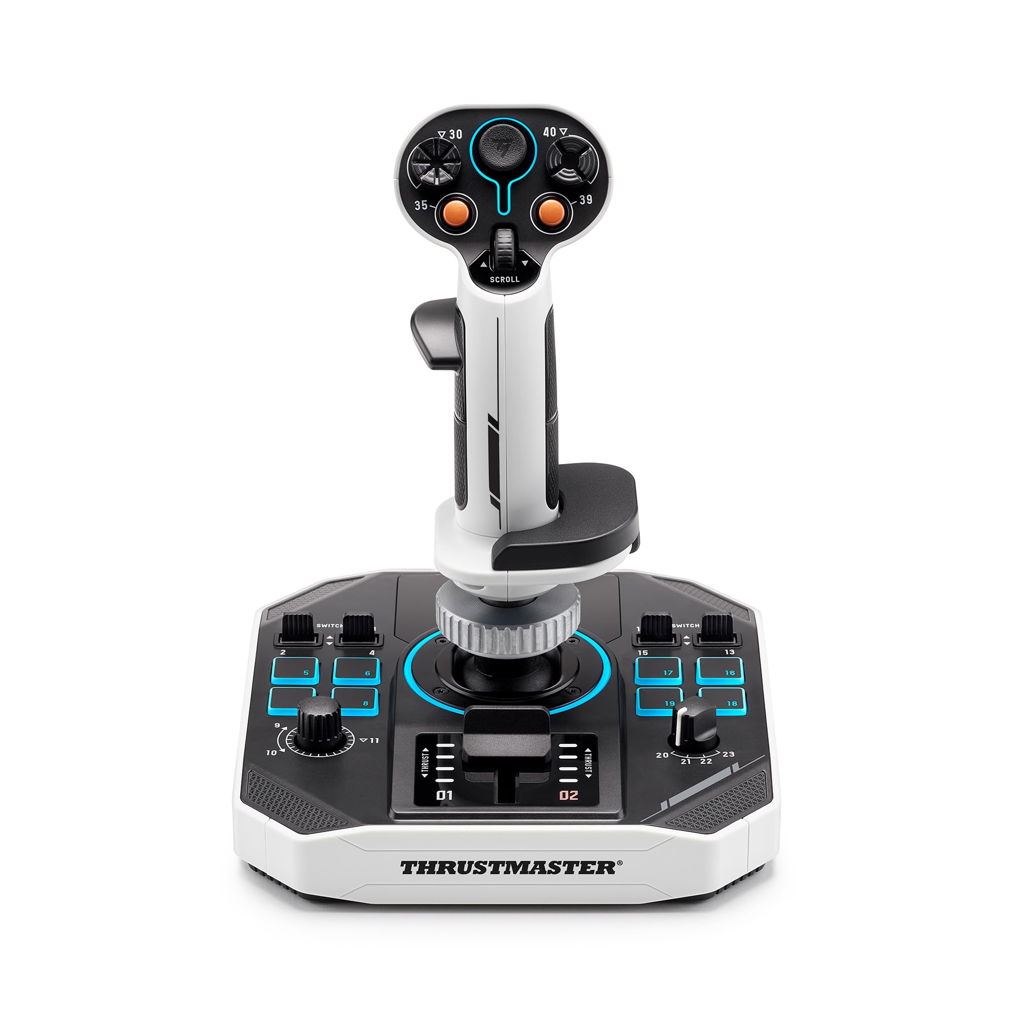 Thrustmaster Sol-R 1 Flightstick - Ambidextrous Joystick with 44 Actions for PC Gaming