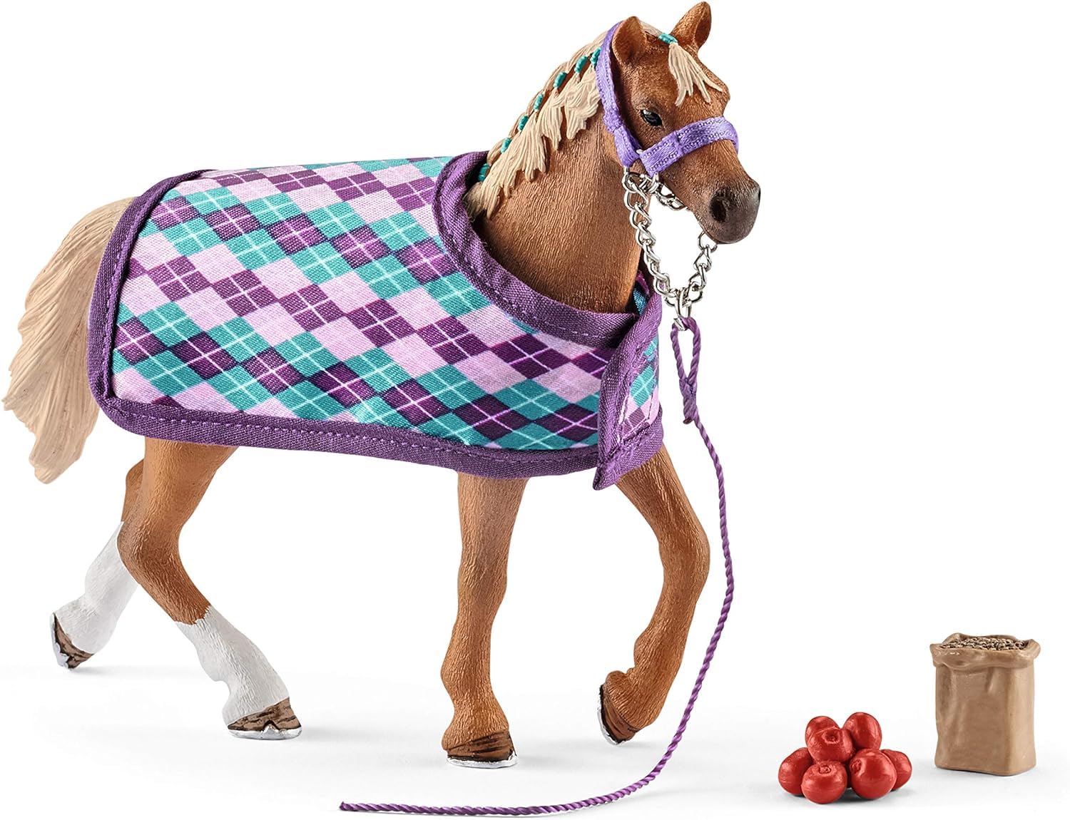 Schleich HORSE CLUB English Thoroughbred Horse Toy Set 42360 | 5-Piece Collectable Figurine Set 2