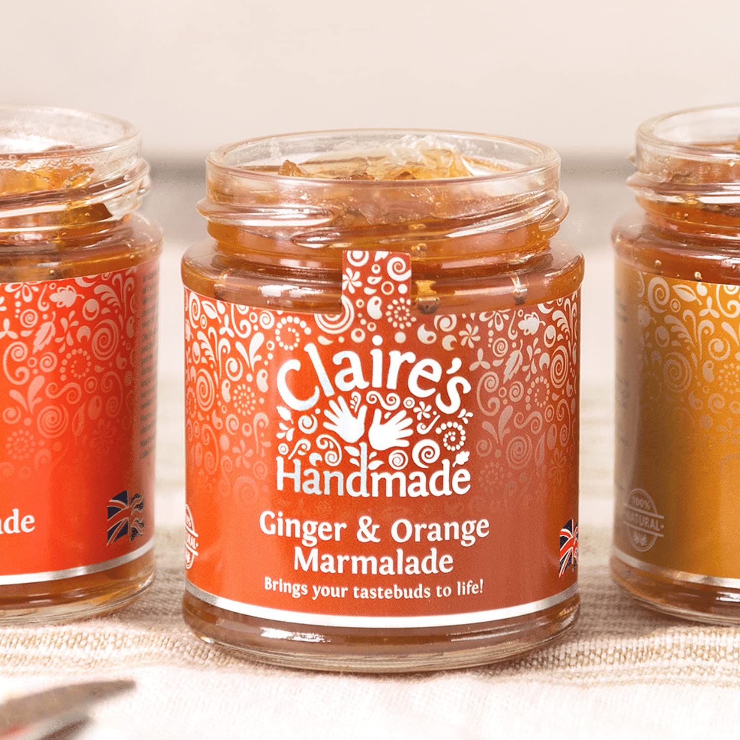 Claire's Handmade Ginger and Orange Marmalade (227g) - Traditionally Made with Real Ginger Root 10