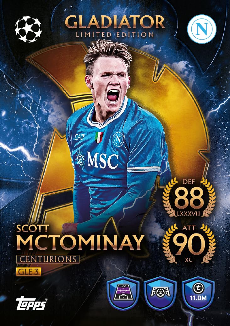 Topps UCC Match Attax 2025/26 - Mega Tin - Centurions - contains 45 Match A 15