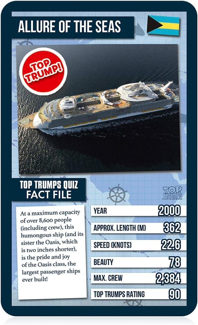 Top Trumps World Famous Ships Card Game 3