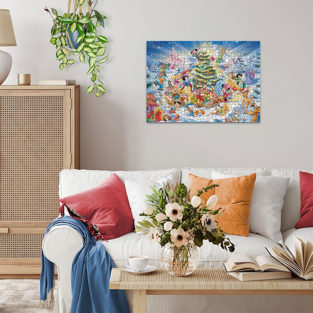 Ravensburger Disney Christmas Jigsaw Puzzle - 1000 Piece Puzzle for Adults and Kids 12 Years Up