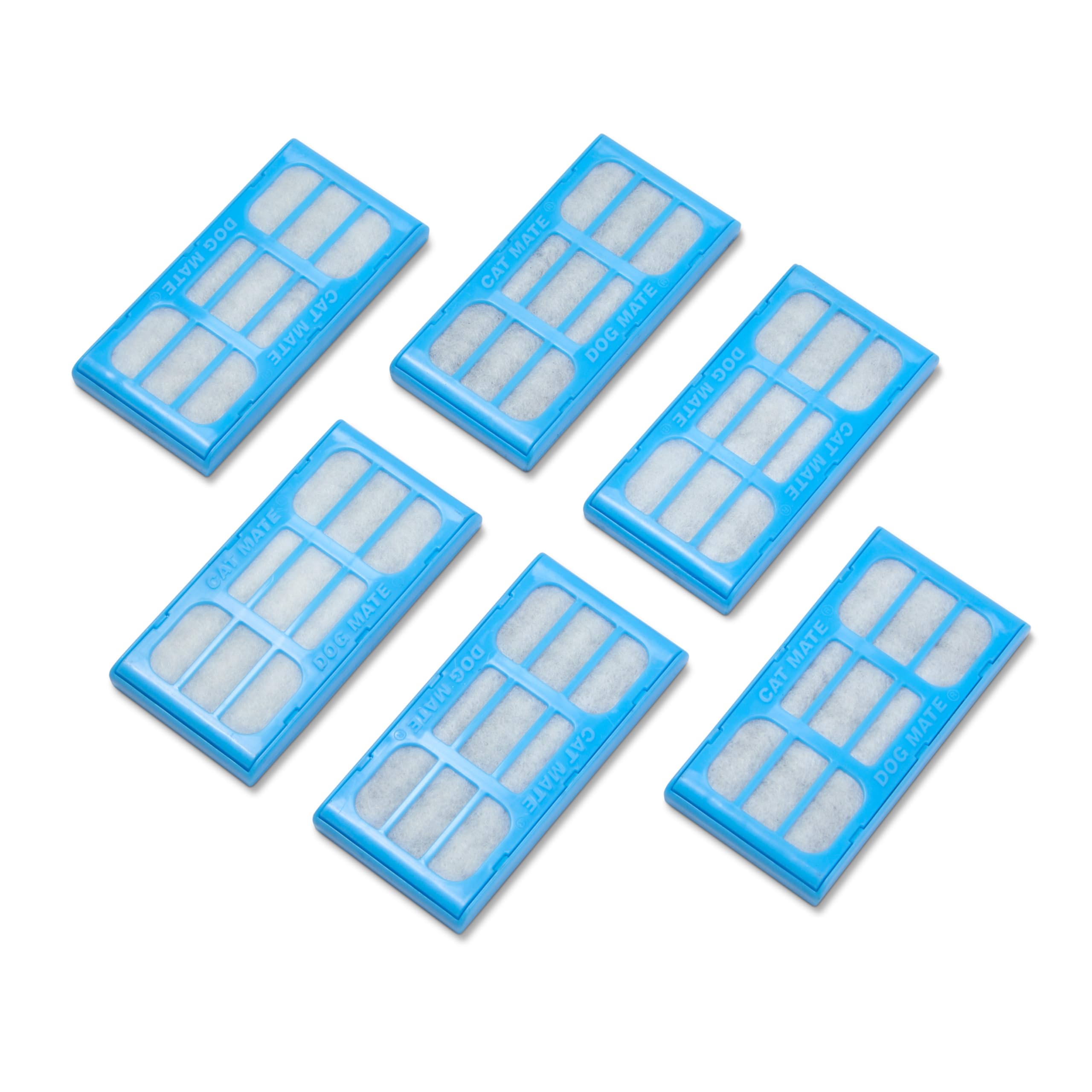 Cat Mate Genuine Filter Cartridges (389) - Pack of 6 | Polymer-Carbon Filtration | Soft Water Use
