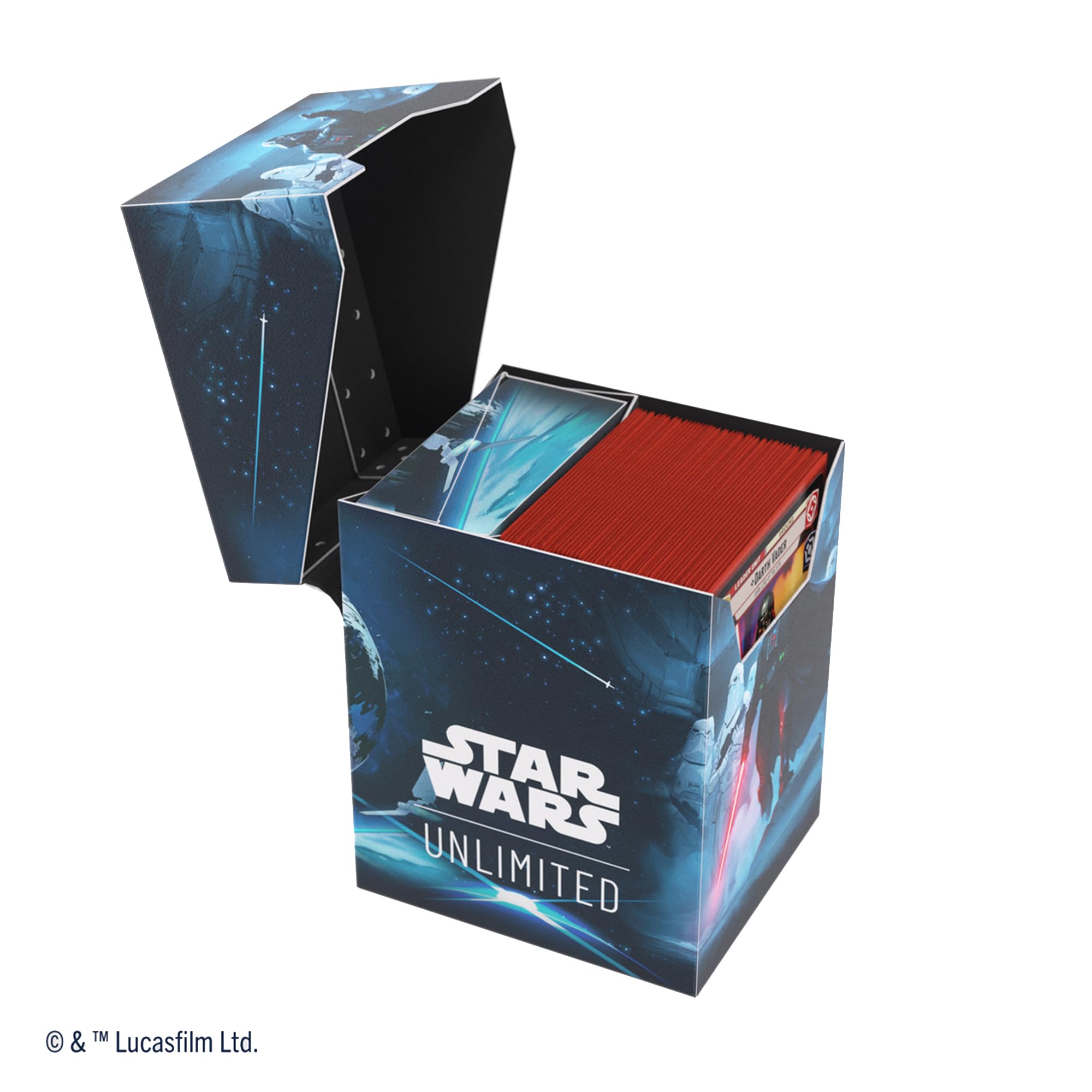 Star Wars Unlimited Soft Crate - Darth Vader - Card Storage with Token Box 3