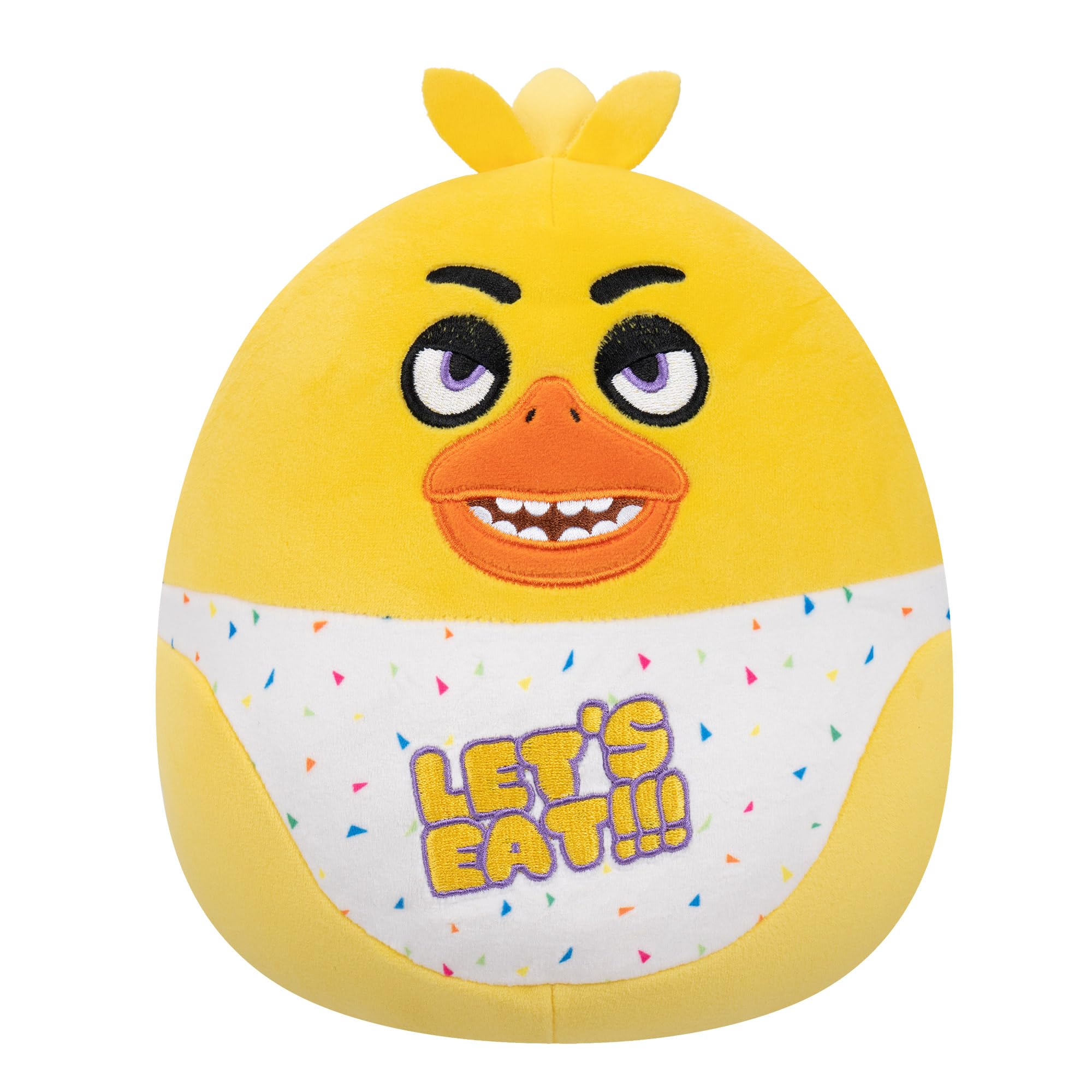 Squishmallows 8-Inch Classic Chica Plush - Five Nights at Freddy’s Licensed Soft Toy for Kids 3+