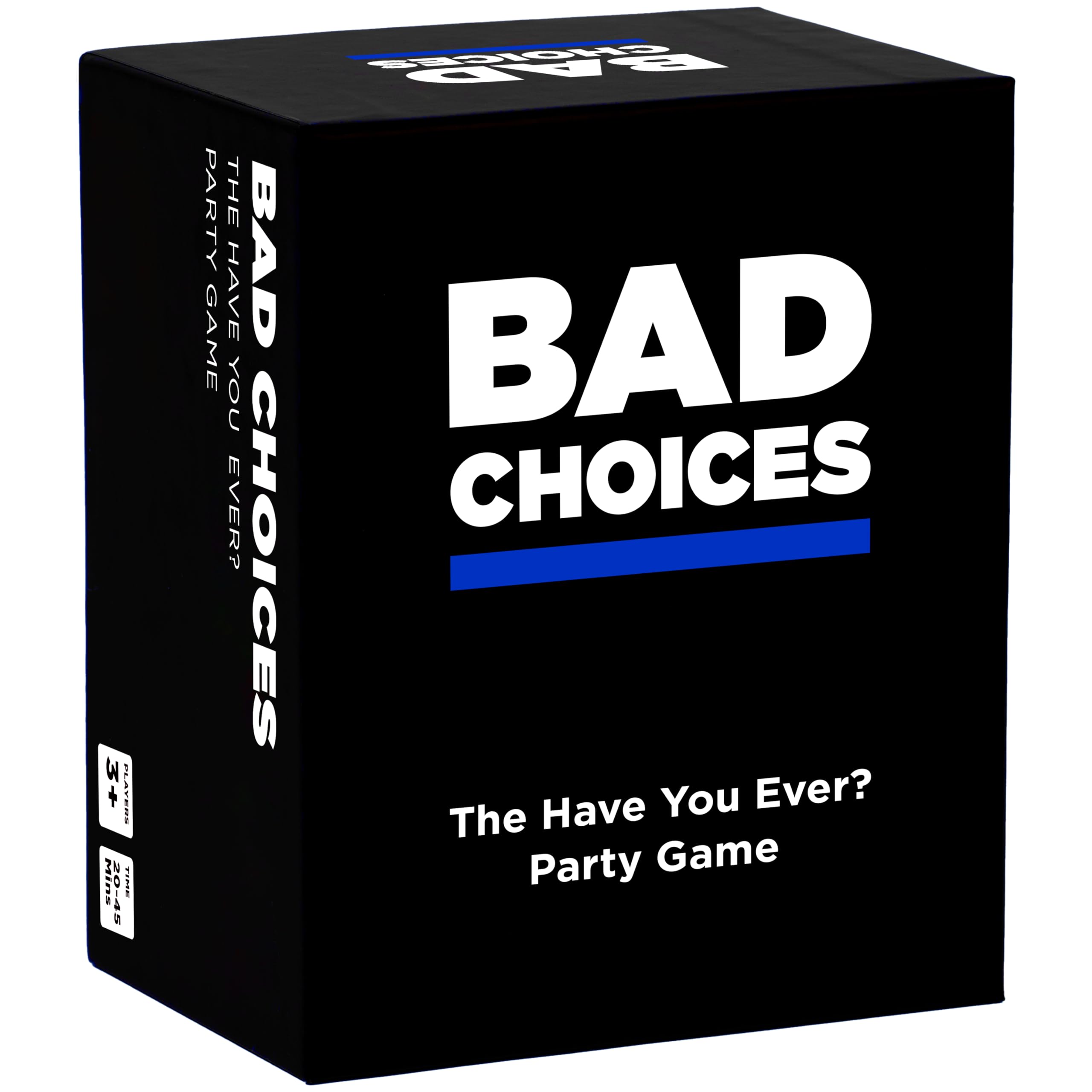 BAD CHOICES The Have You Ever? Game | 300 Cards | Ages 15+ | 3+ Players | 20-45 Min