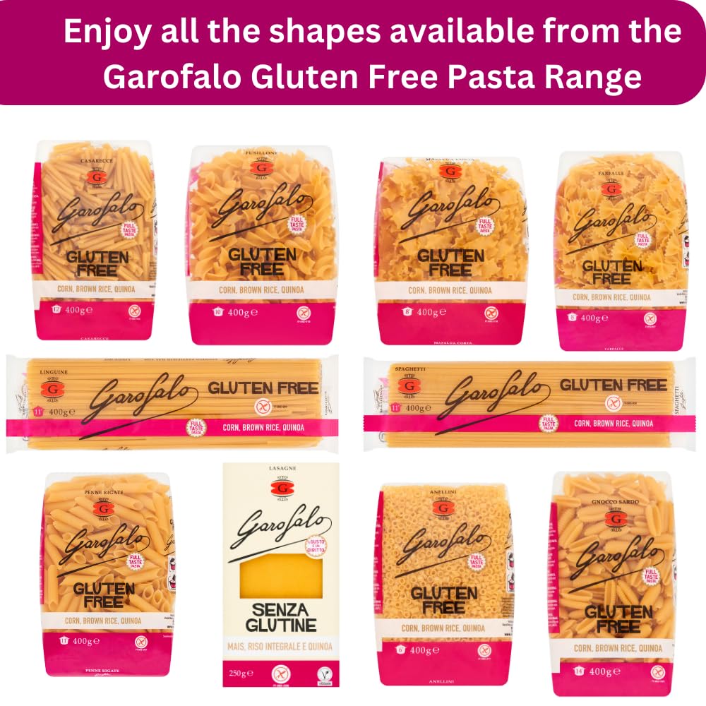 Garofalo Gluten Free Fusilloni Italian Dried Pasta, 400g 6
