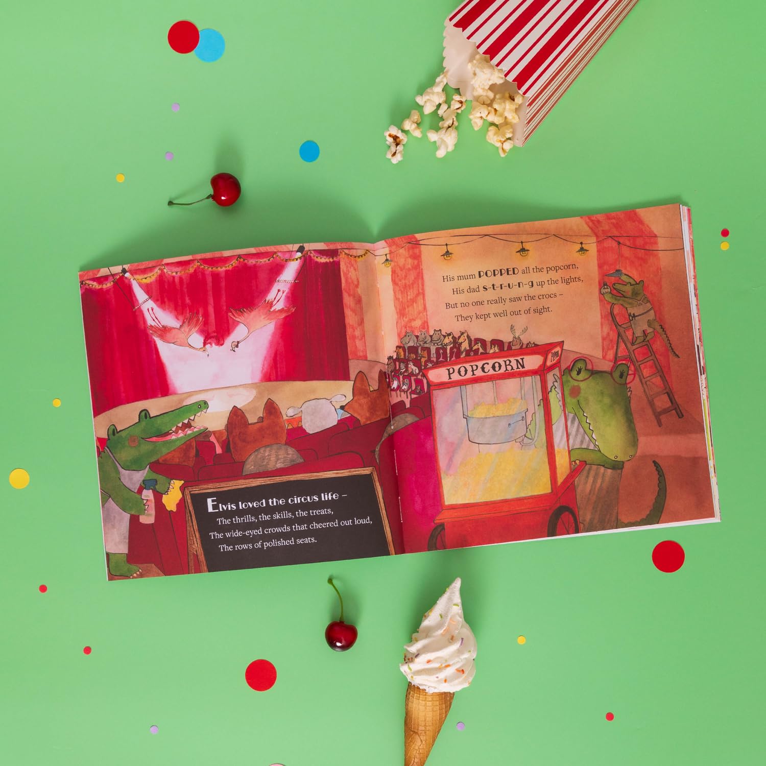 Faber & Faber The Ice Cream Crocodile - Picture Book for Ages Baby - 6 Years | Paperback 4