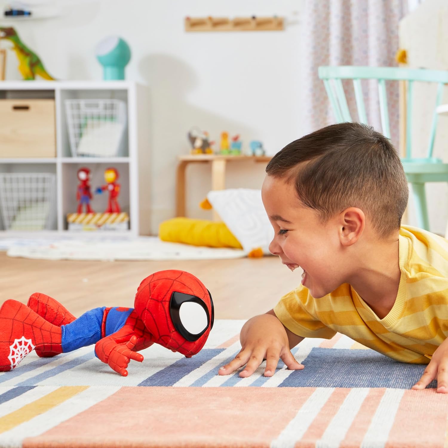 Dance 'N Crawl Spidey Interactive Plush Toy - Musical Spider-Man with Sounds & Songs