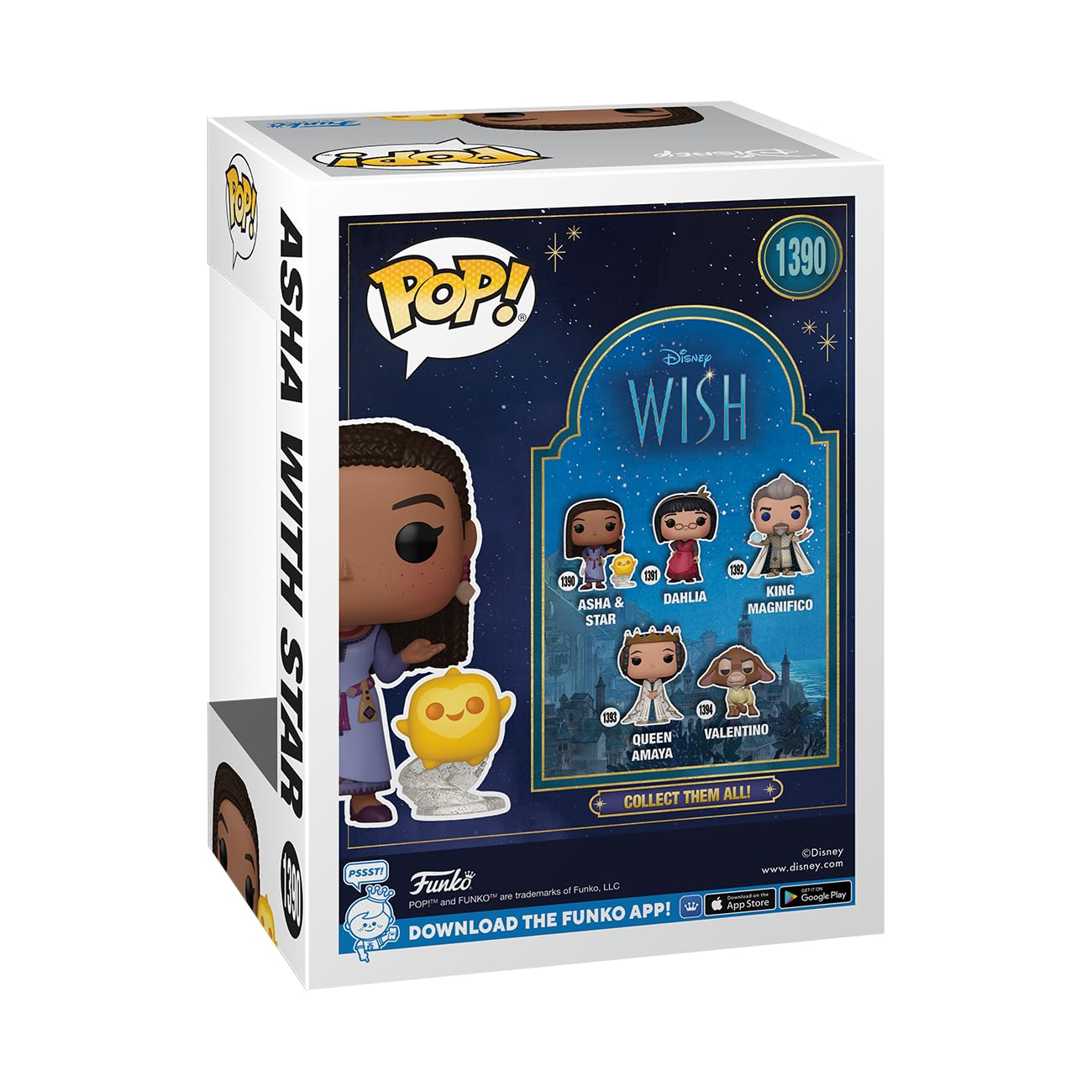 Funko Pop! Disney Wish - Asha & Star Vinyl Figure Collectible Set 10