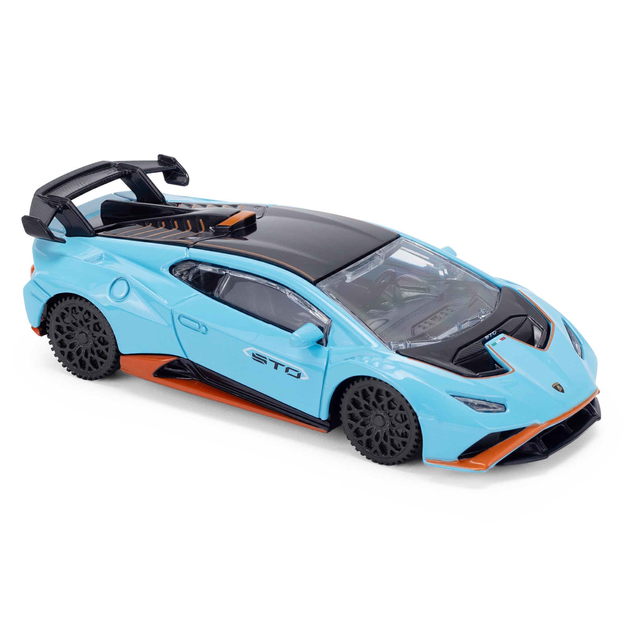Lamborghini Huracan STO 1:43 Scale Die-Cast Model Car - Blue | Collectible Vehicle 6