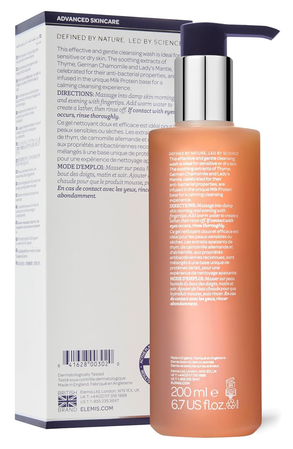 Elemis Sensitive Cleansing Face Wash - Gentle Purifying & Soothing Gel for Dry Skin | 200 ml 2