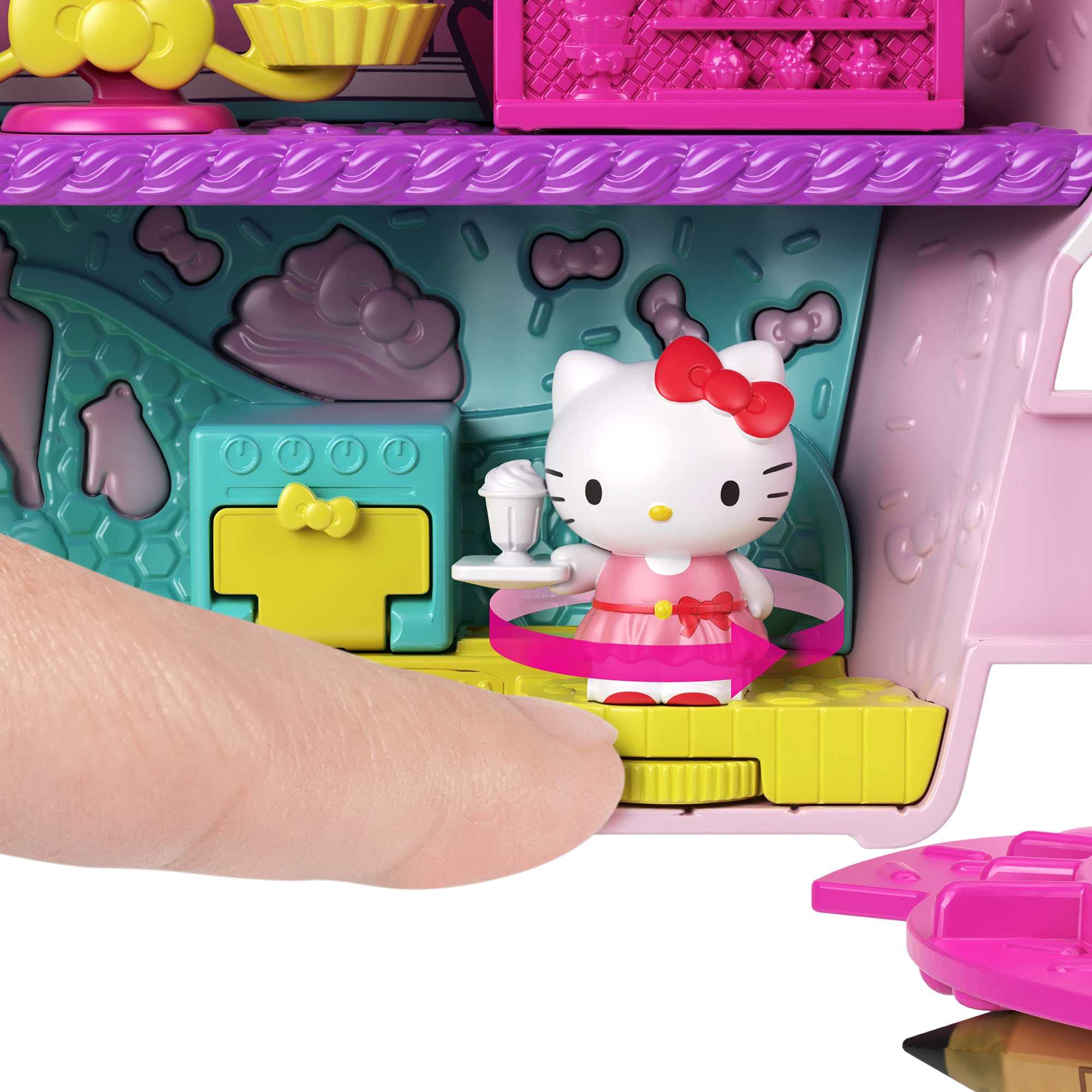 Hello Kitty and Friends Minis Cupcake Bakery Playset - 7-Piece Interactive Toy for Kids 6 Months - 3 Years 7