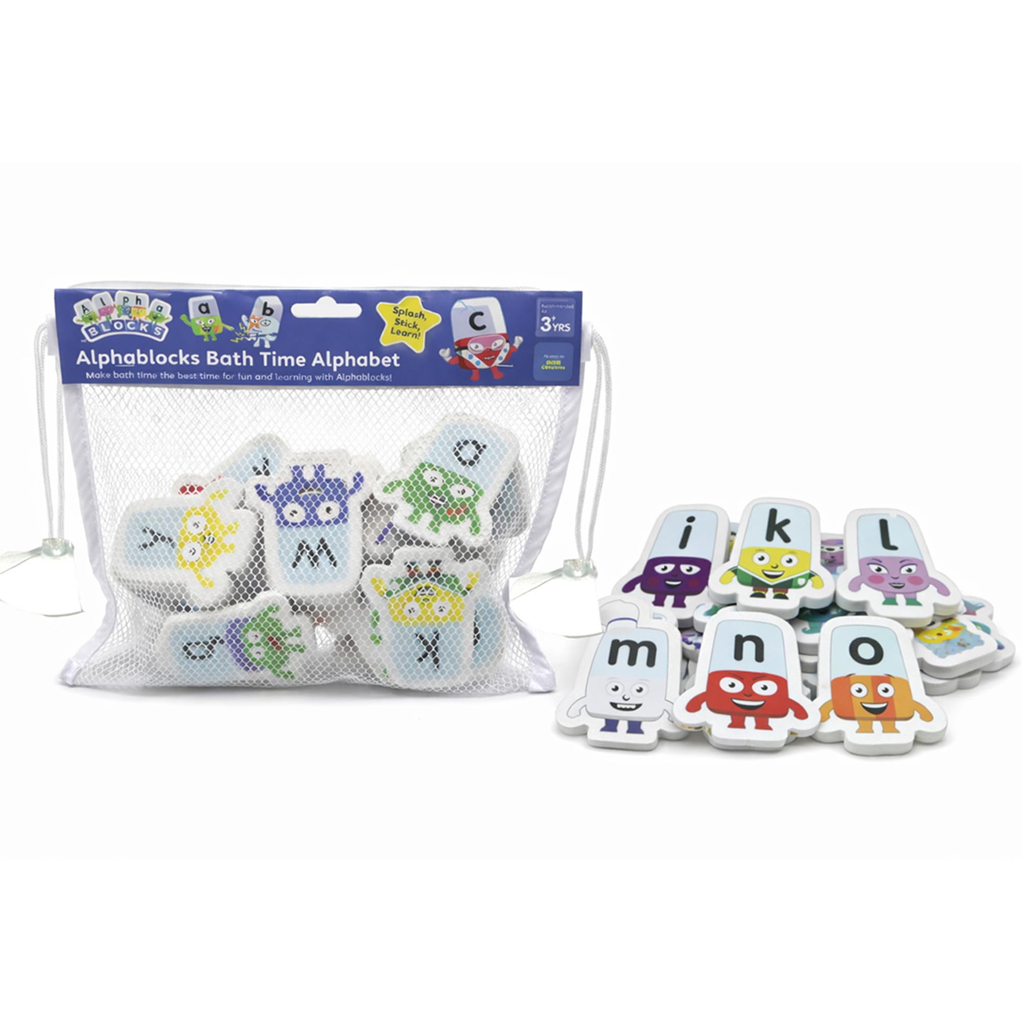 Alphablocks Bath Foam Letters - 26 Floating Phonics Toys for Toddlers & Kids