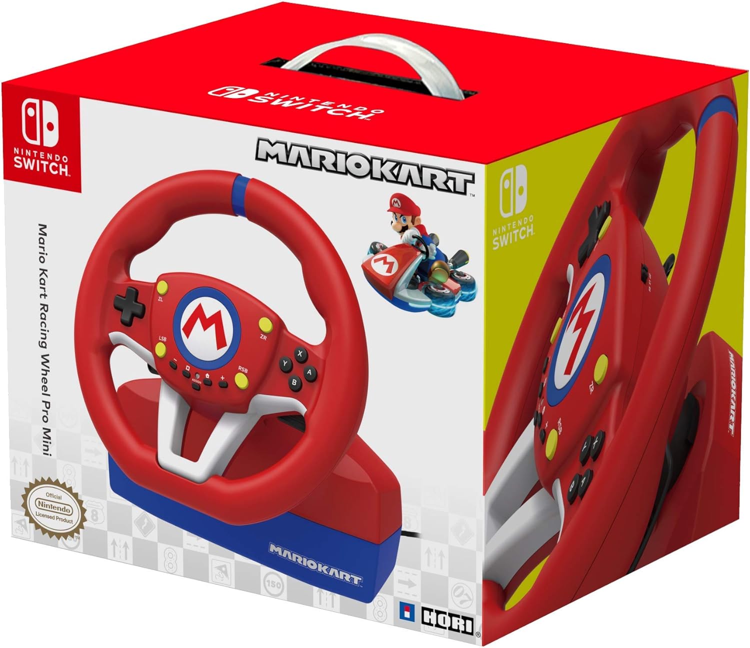 Mario Kart Racing Wheel Pro Mini for Nintendo Switch - HORI 8