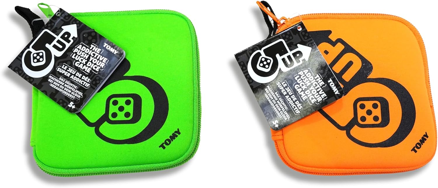 TOMY Games 5 Up Dice Game - Push Your Luck Family Board Game for 2-4 Players 3
