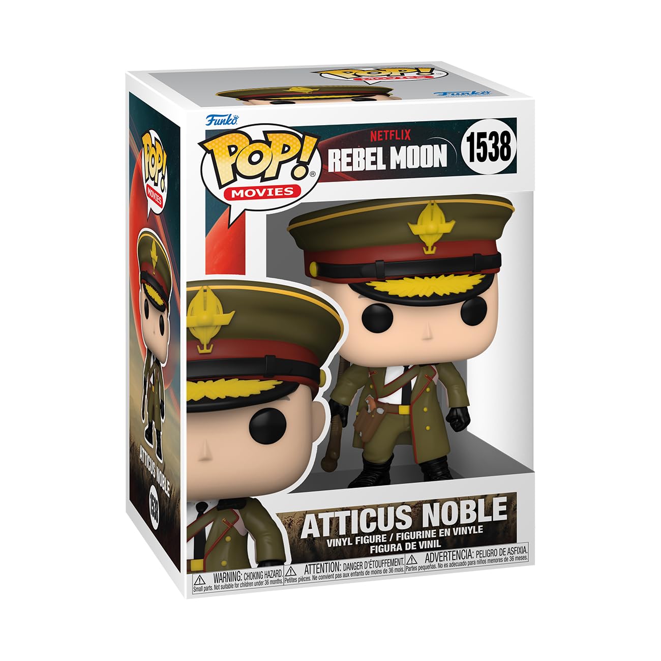 Funko Pop! Movies: Rebel Moon - Atticus Noble Vinyl Figure (72629) 9